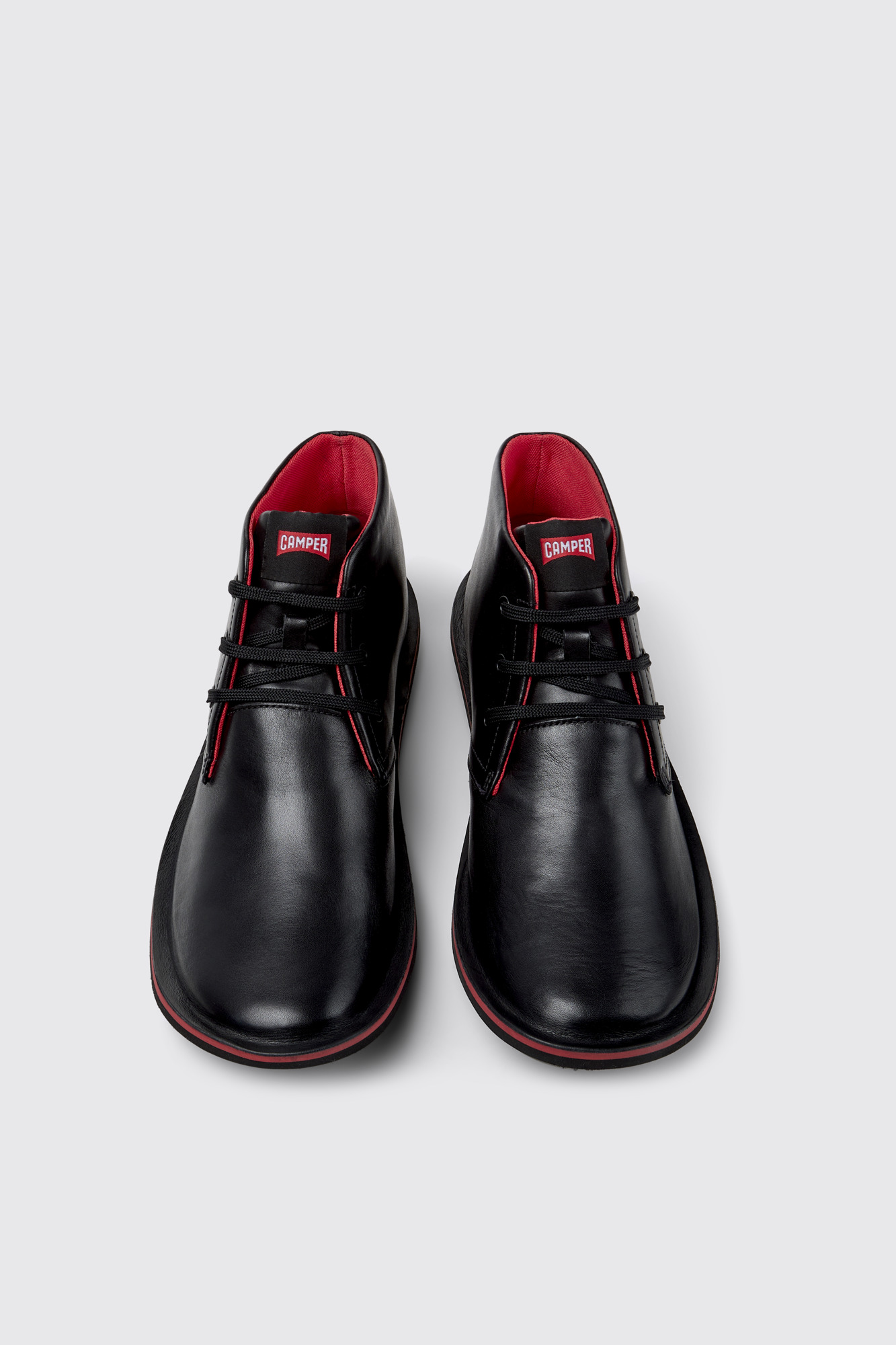 Beetle Black Leather Ankle Boots for Men. - Image 3