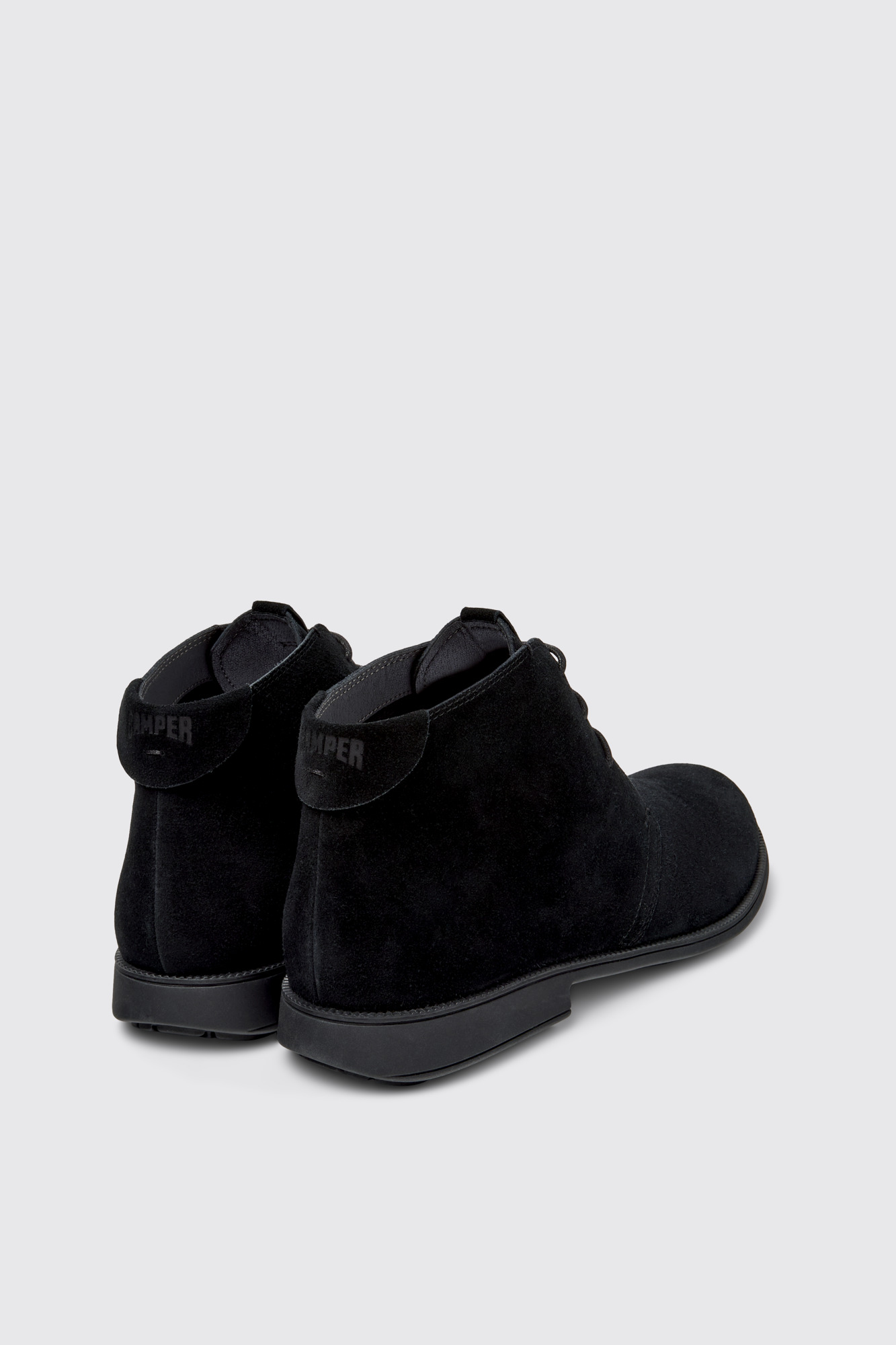 Mil 1913 Black Nubuck Ankle Boots for Men. - Image 2