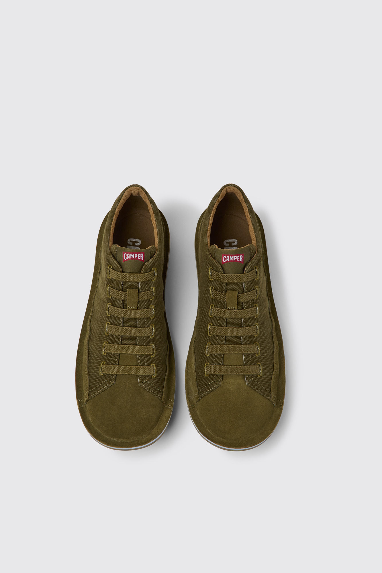 Beetle Green nubuck sneakers for men - Image 3