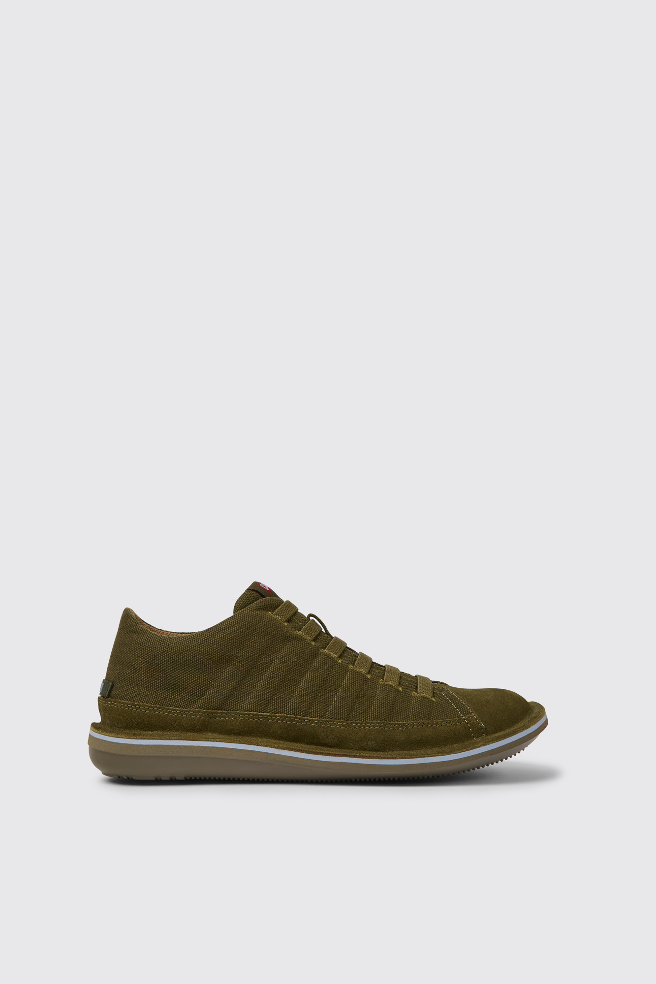 Beetle Green nubuck sneakers for men - Image 5