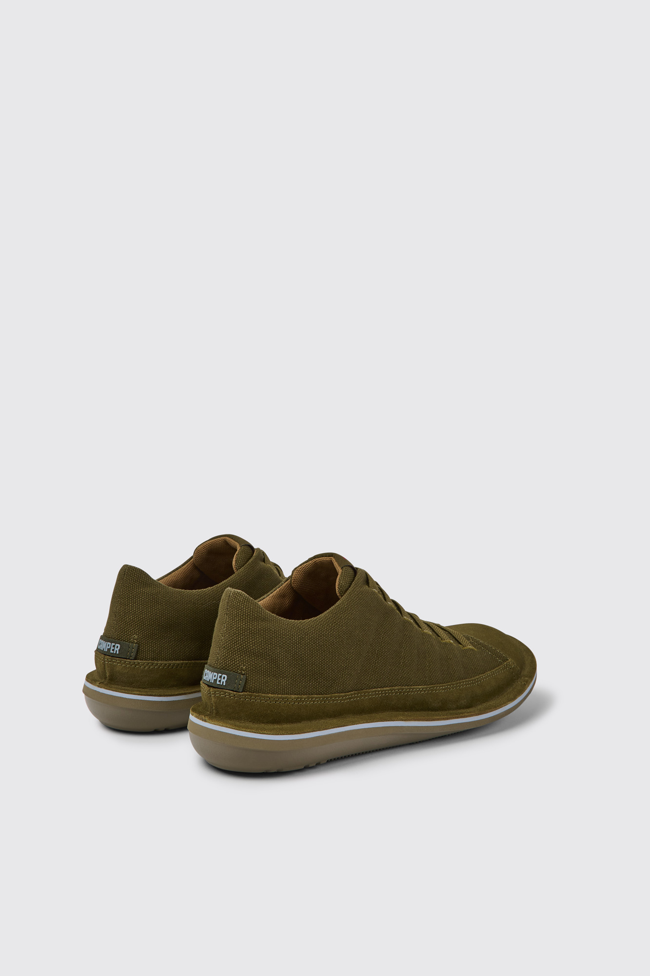 Beetle Green nubuck sneakers for men - Image 2