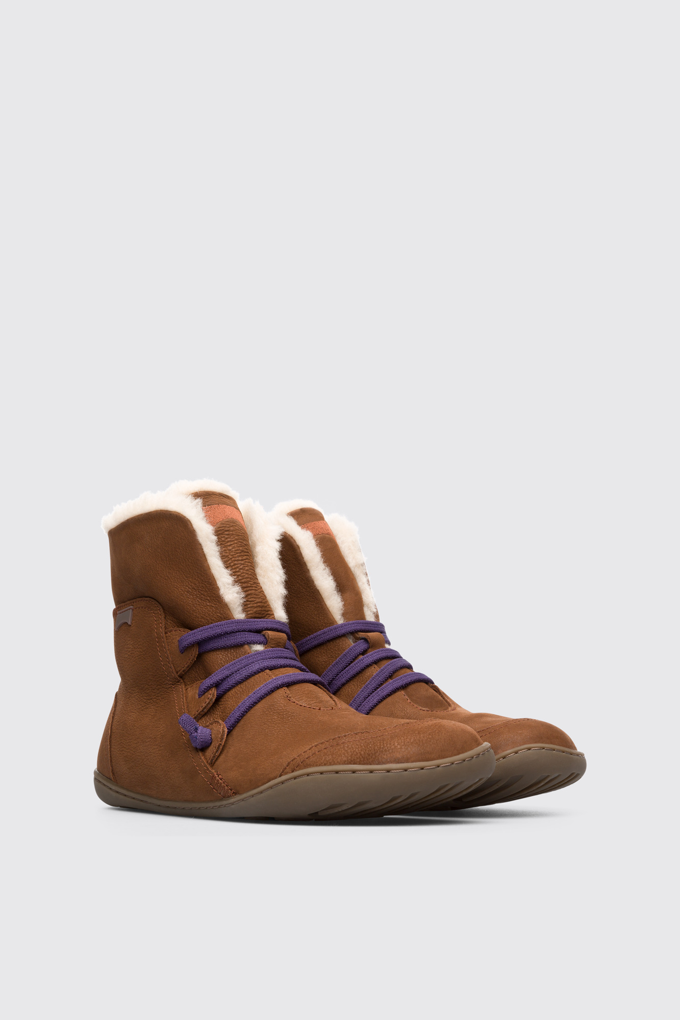 Peu Brown Ankle Boots for Women - Image 2
