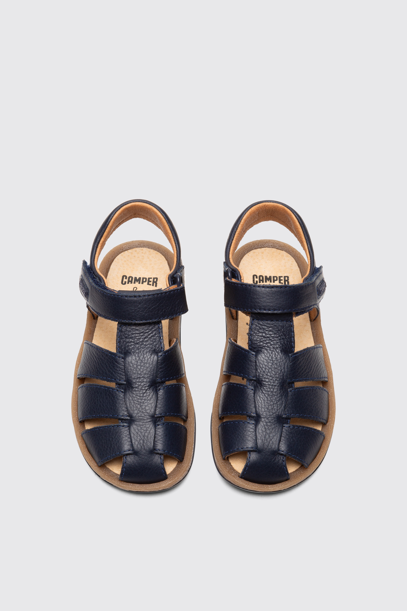 Bicho Closed navy T-strap sandal for kids - Image 4