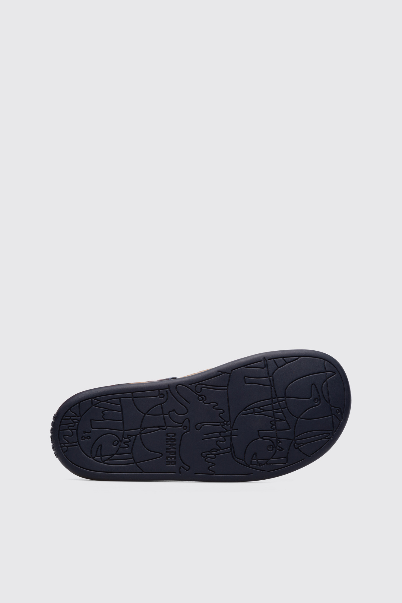 Bicho Closed navy T-strap sandal for kids - Image 5
