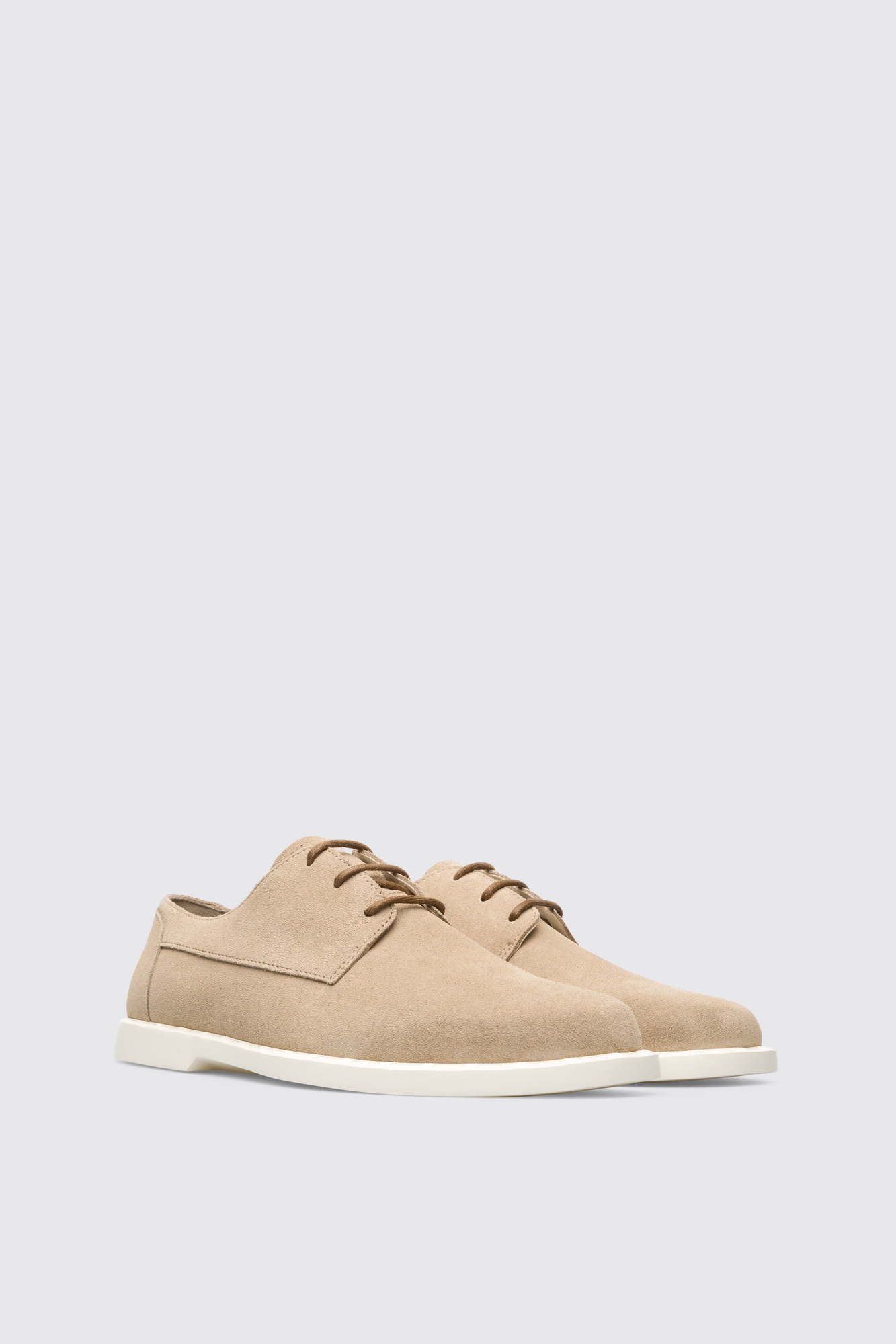 Judd Beige lace-up shoe for men - Image 2