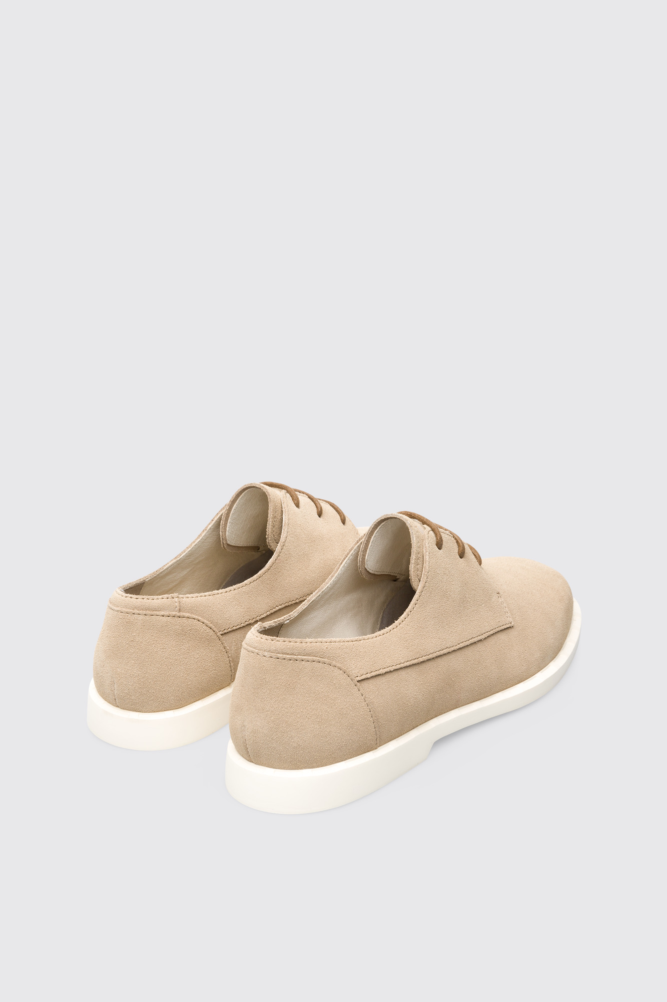 Judd Beige lace-up shoe for men - Image 3