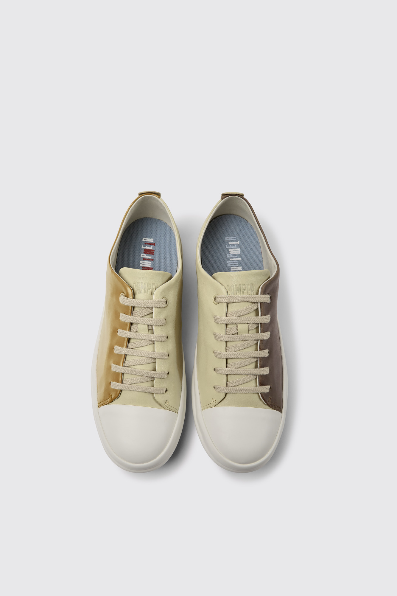 Twins Beige and brown shoes for men - Image 3