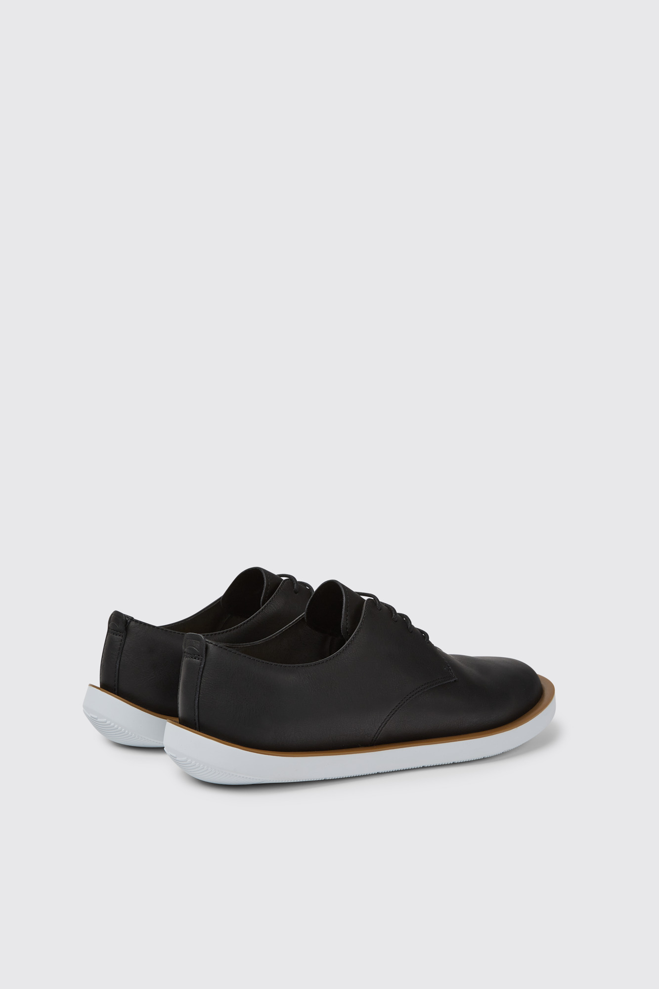 Wagon Black leather men's shoes - Image 2