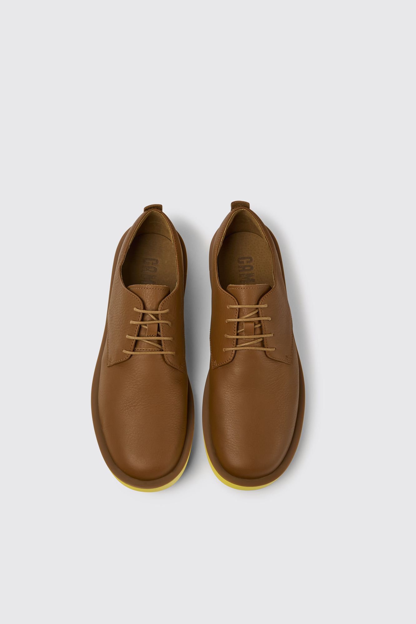 Wagon Brown leather men's shoes - Image 3