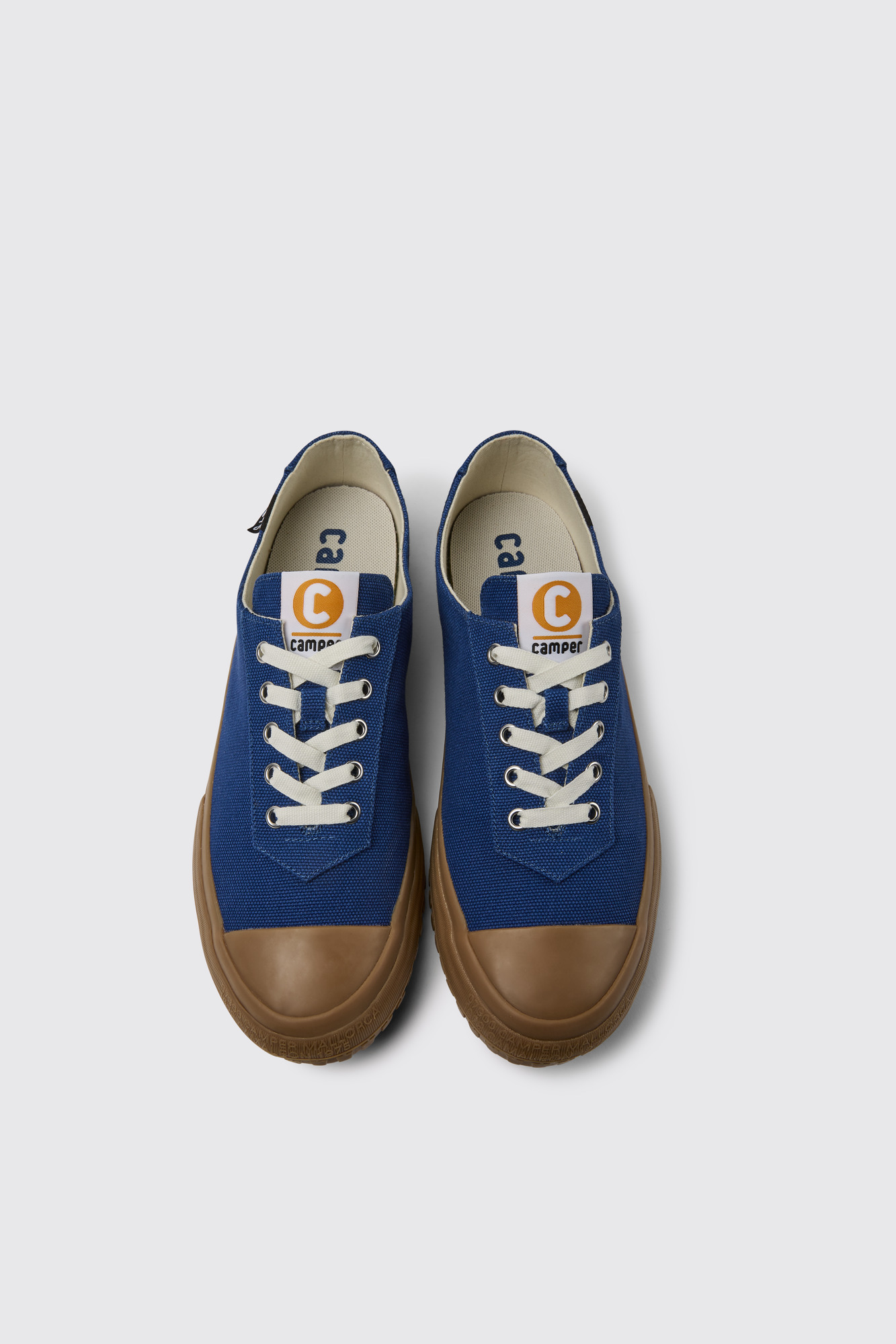 Camaleon Blue recycled cotton sneakers for men - Image 3