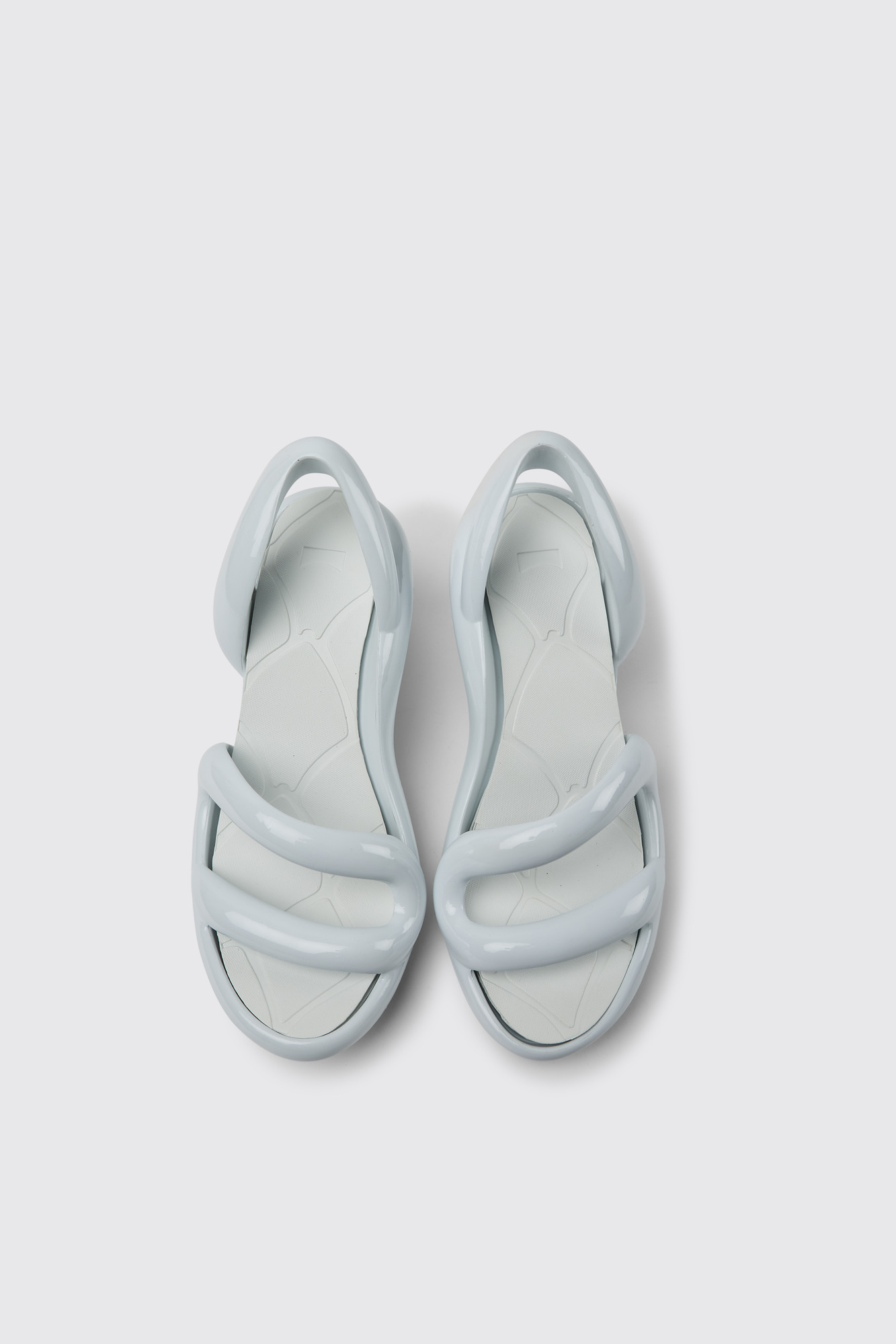 Kobarah White unisex sandals - Image 3