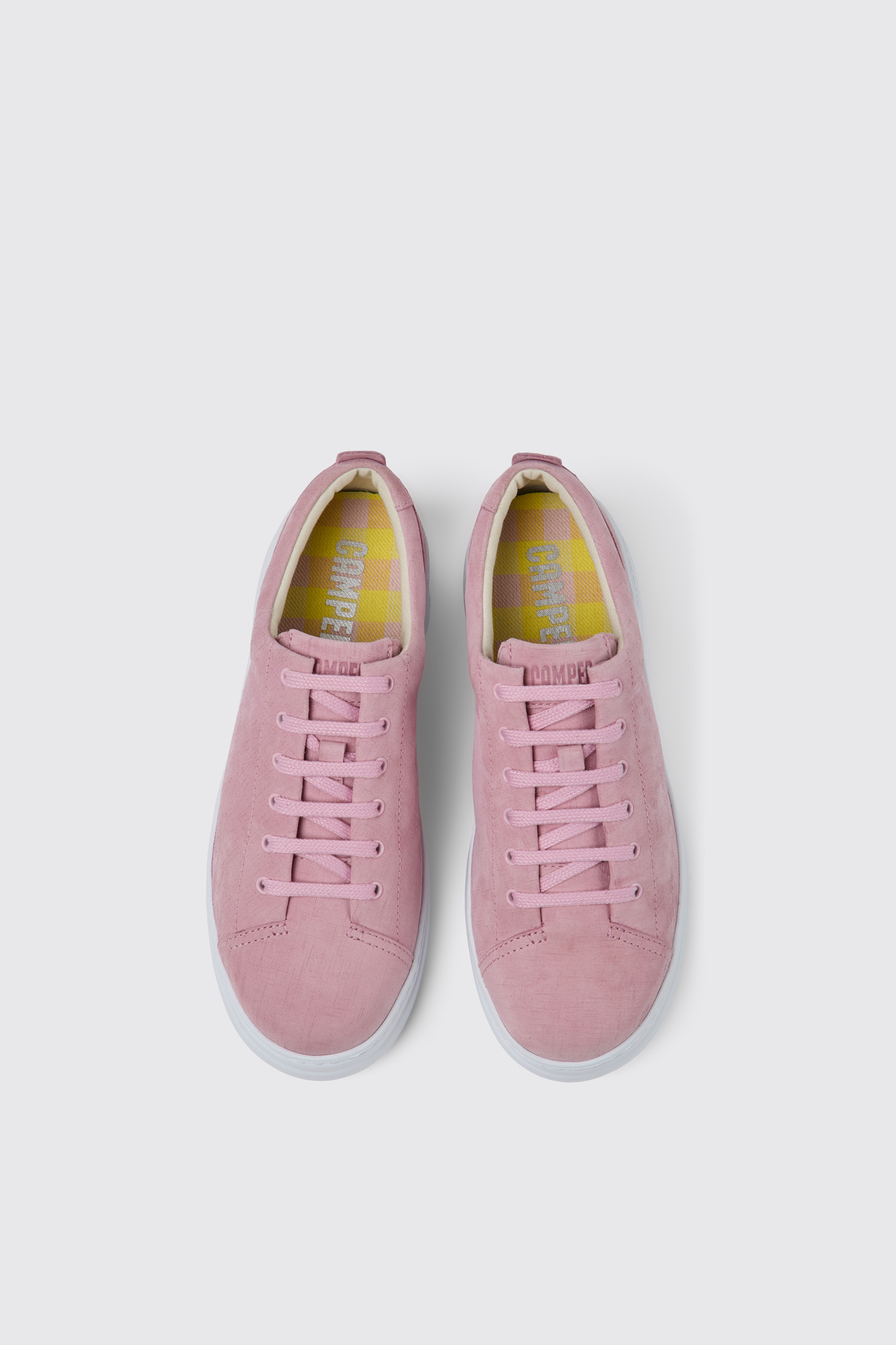 Runner Up Pink nubuck sneakers for women - Image 3