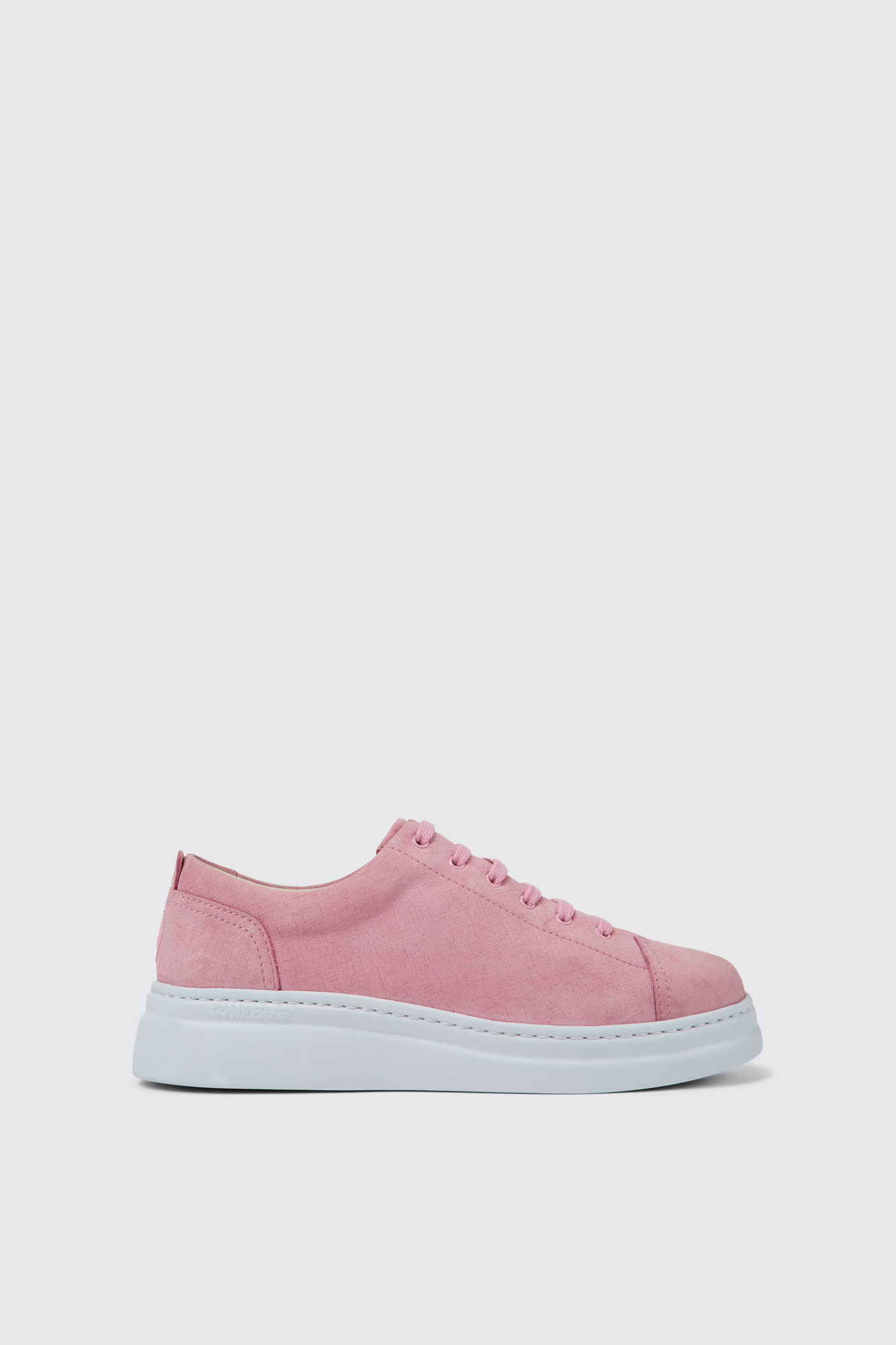 Runner Up Pink nubuck sneakers for women - Image 5