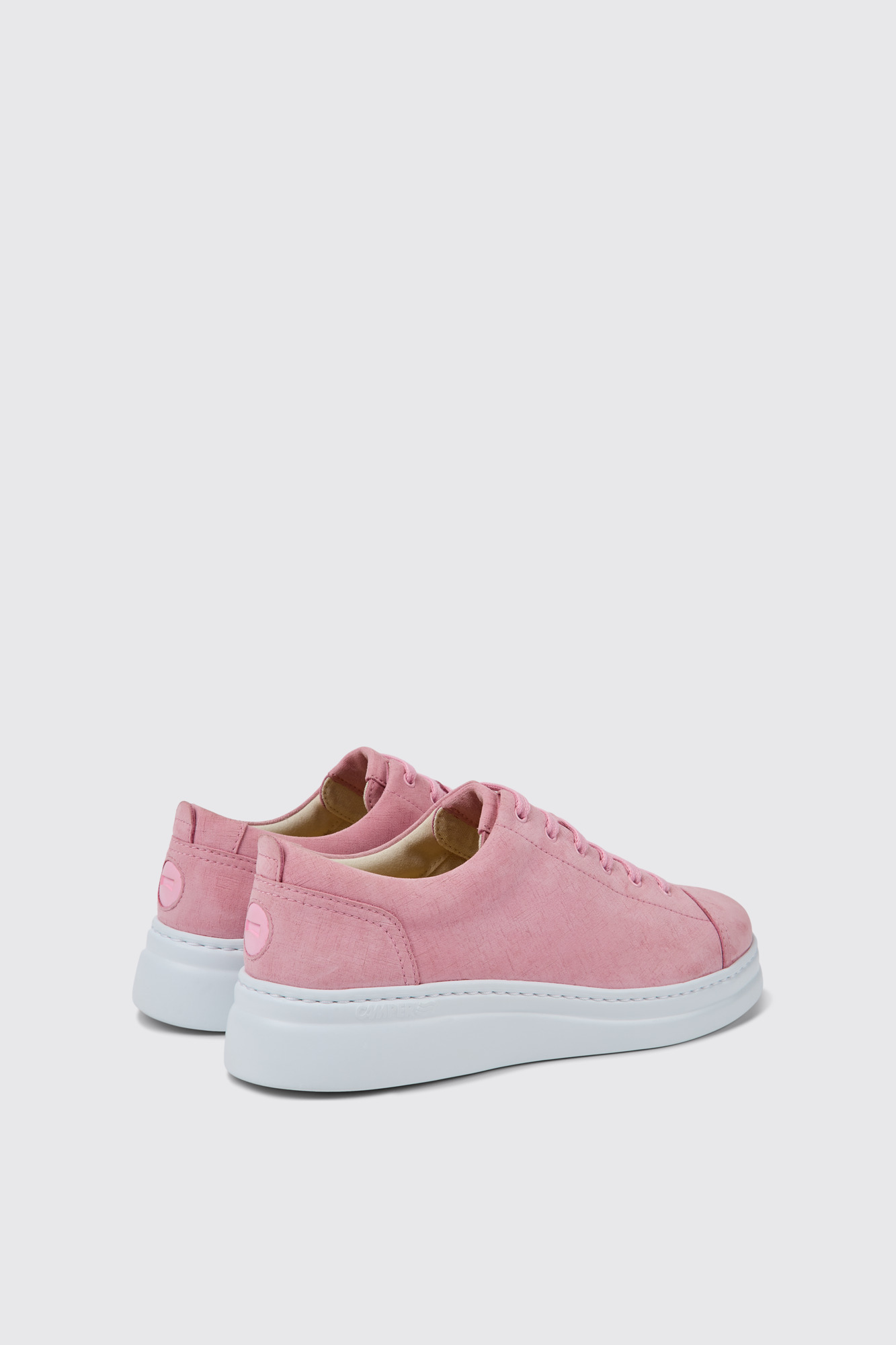 Runner Up Pink nubuck sneakers for women - Image 2