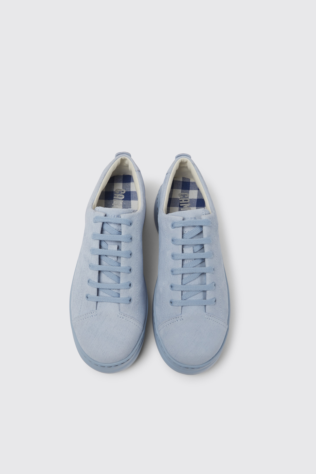 Runner Up Blue nubuck sneakers for women - Image 3