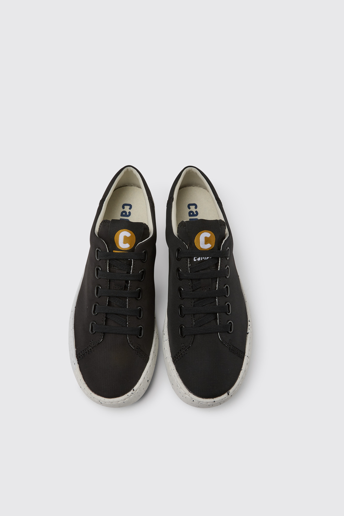 Peu Touring Black recycled PET sneakers for women - Image 3