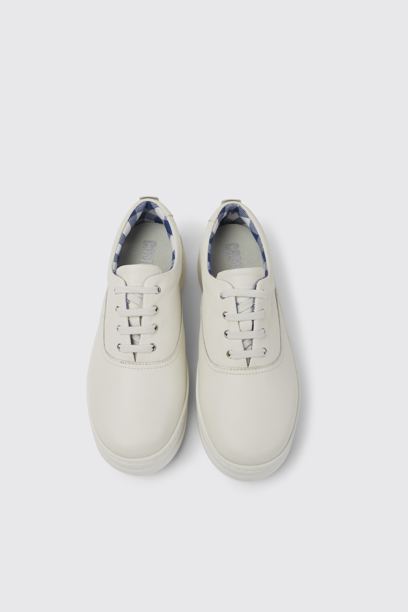 Runner Up White leather sneakers for women - Image 3