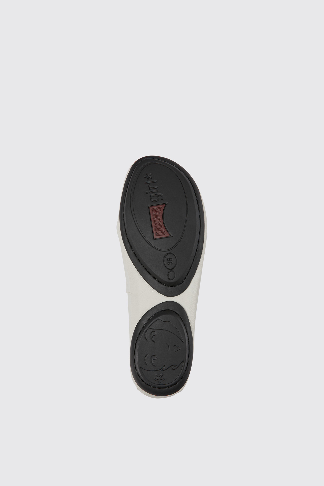 Right White leather shoes for women - Image 4