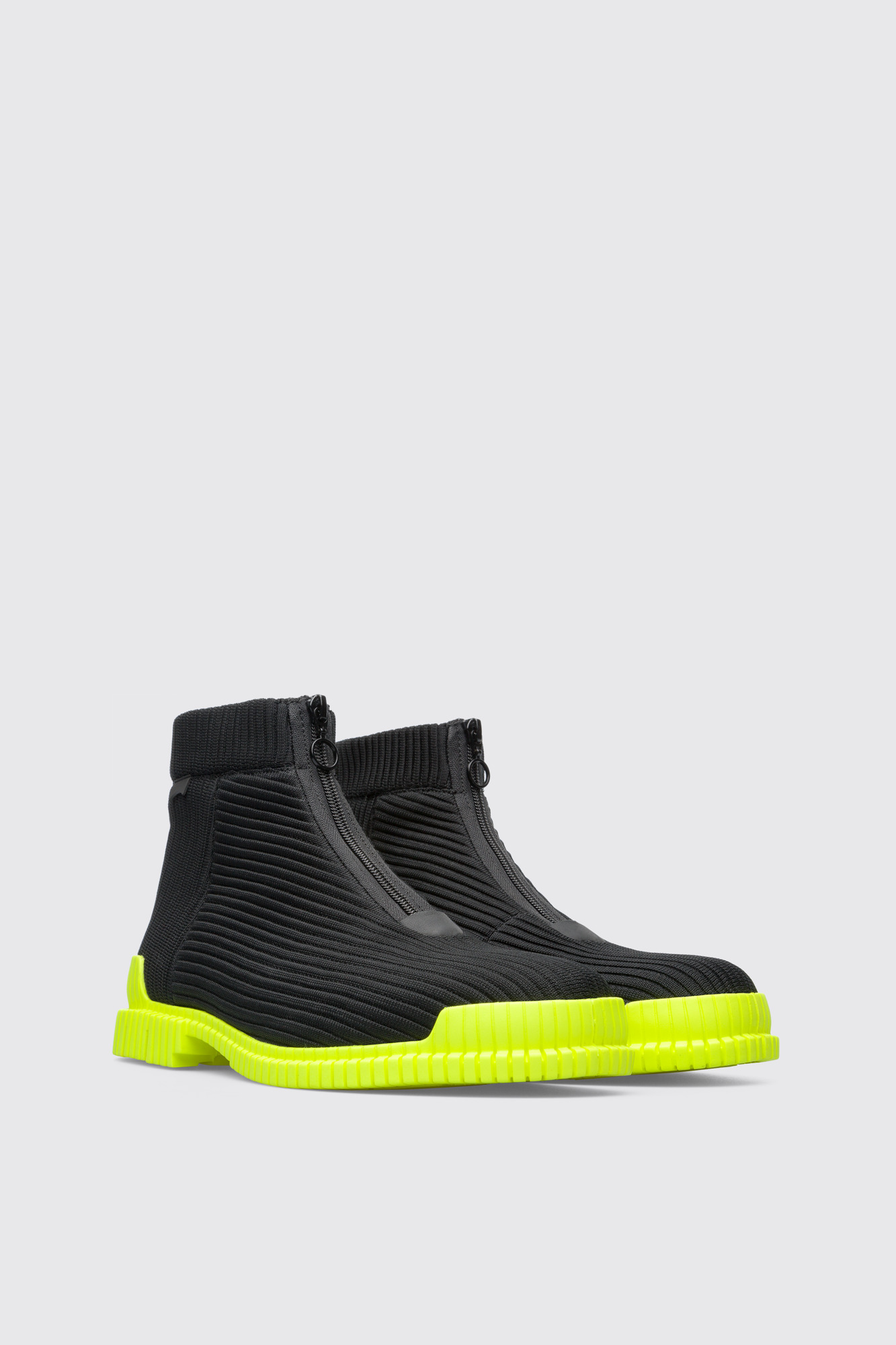 Pix Black Ankle Boots for Men - Image 2
