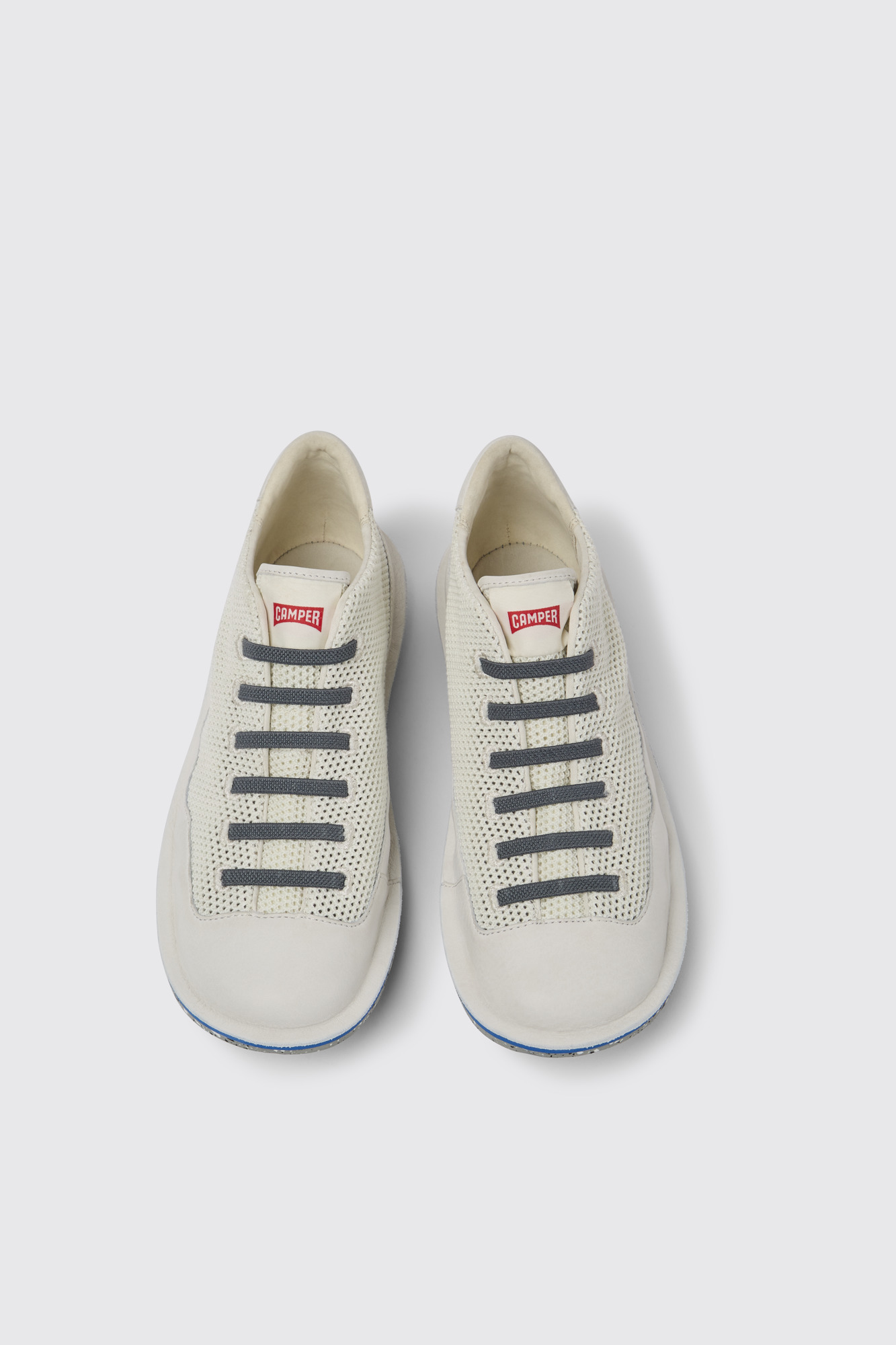 Beetle White non-dyed leather sneakers for men - Image 3