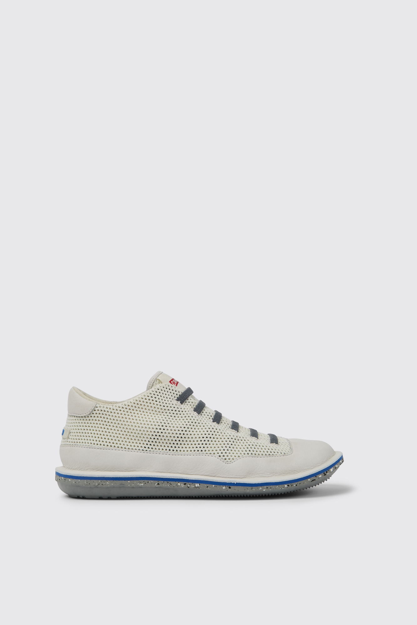 Beetle White non-dyed leather sneakers for men - Image 5