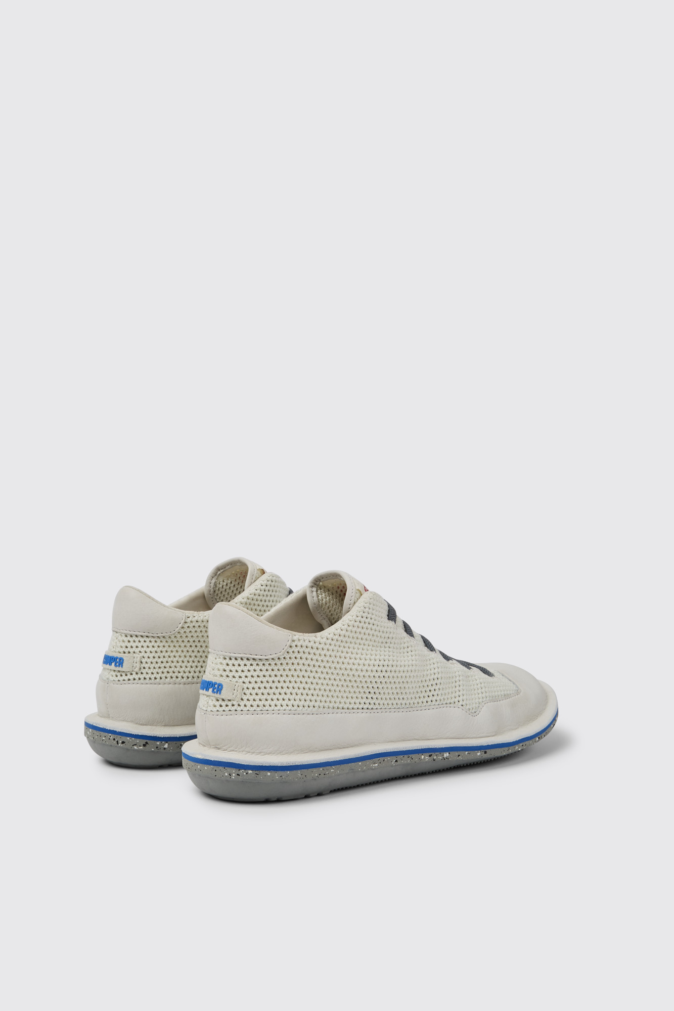 Beetle White non-dyed leather sneakers for men - Image 2
