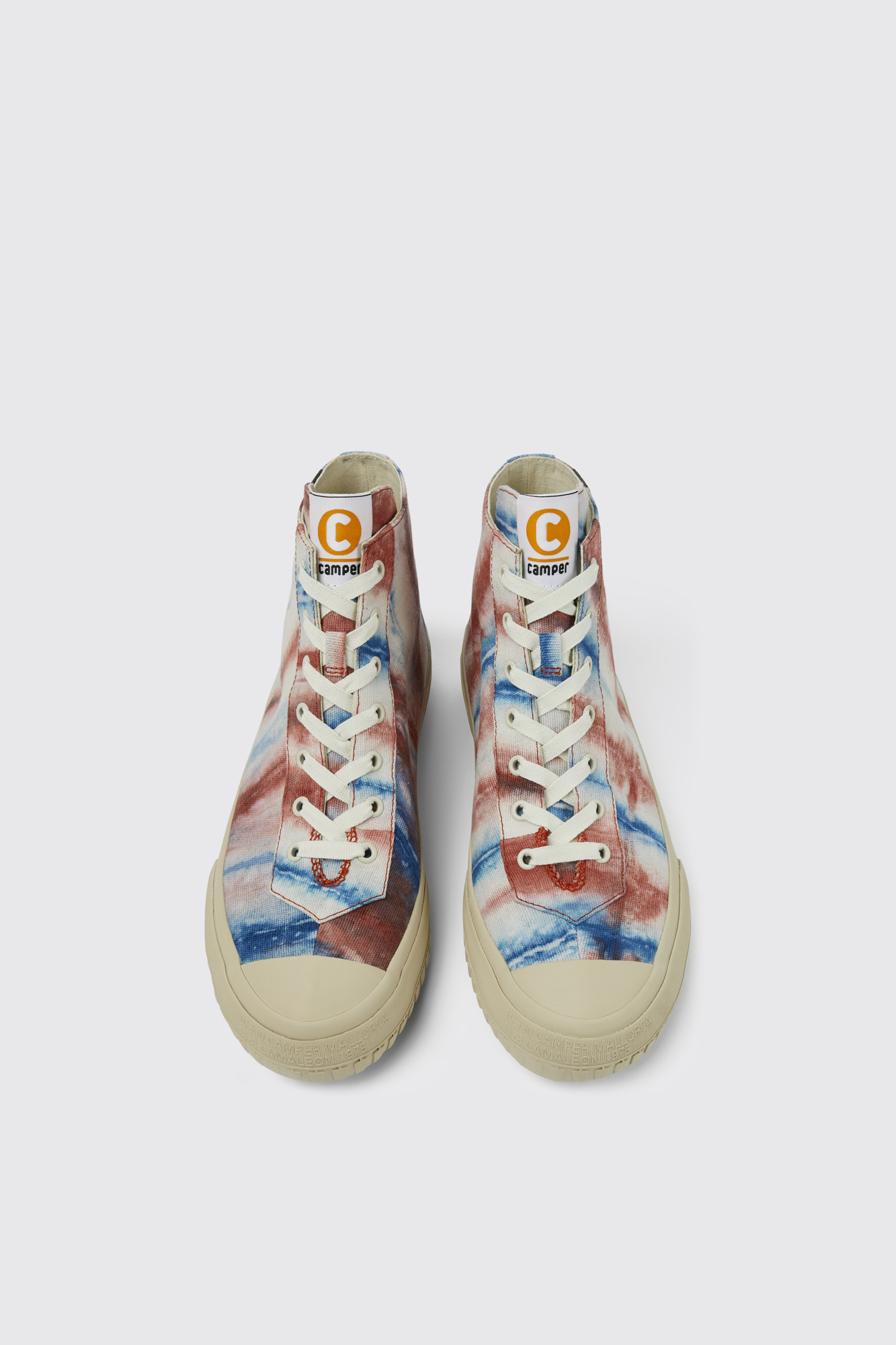 Camper x EFI Multicolored organic cotton sneakers for men - Image 3