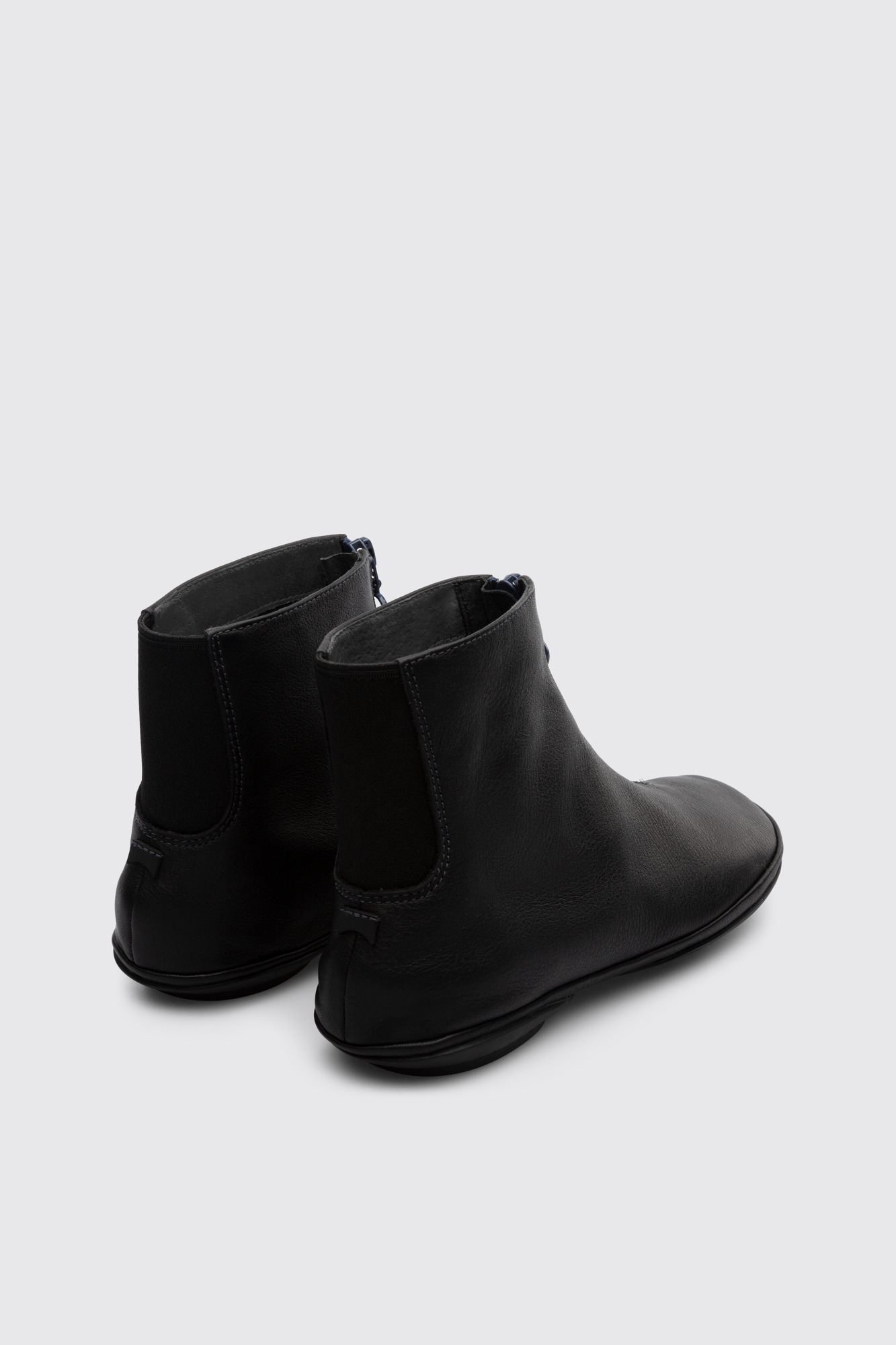 Right Black zip up ankle boot for women - Image 3