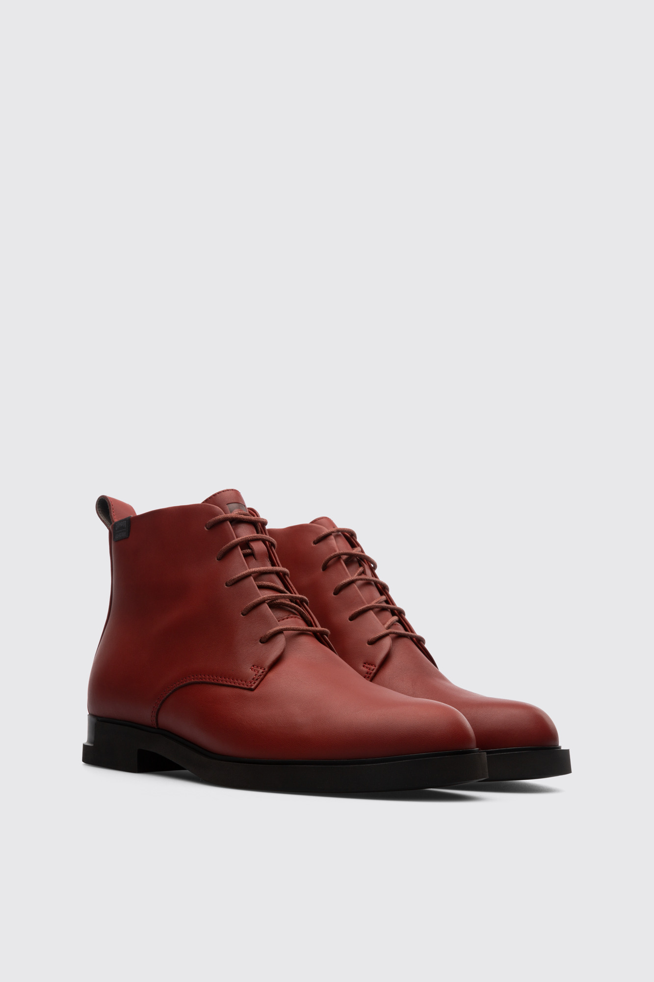 Iman GORE-TEX Women's red-brown lace up ankle boot - Image 2