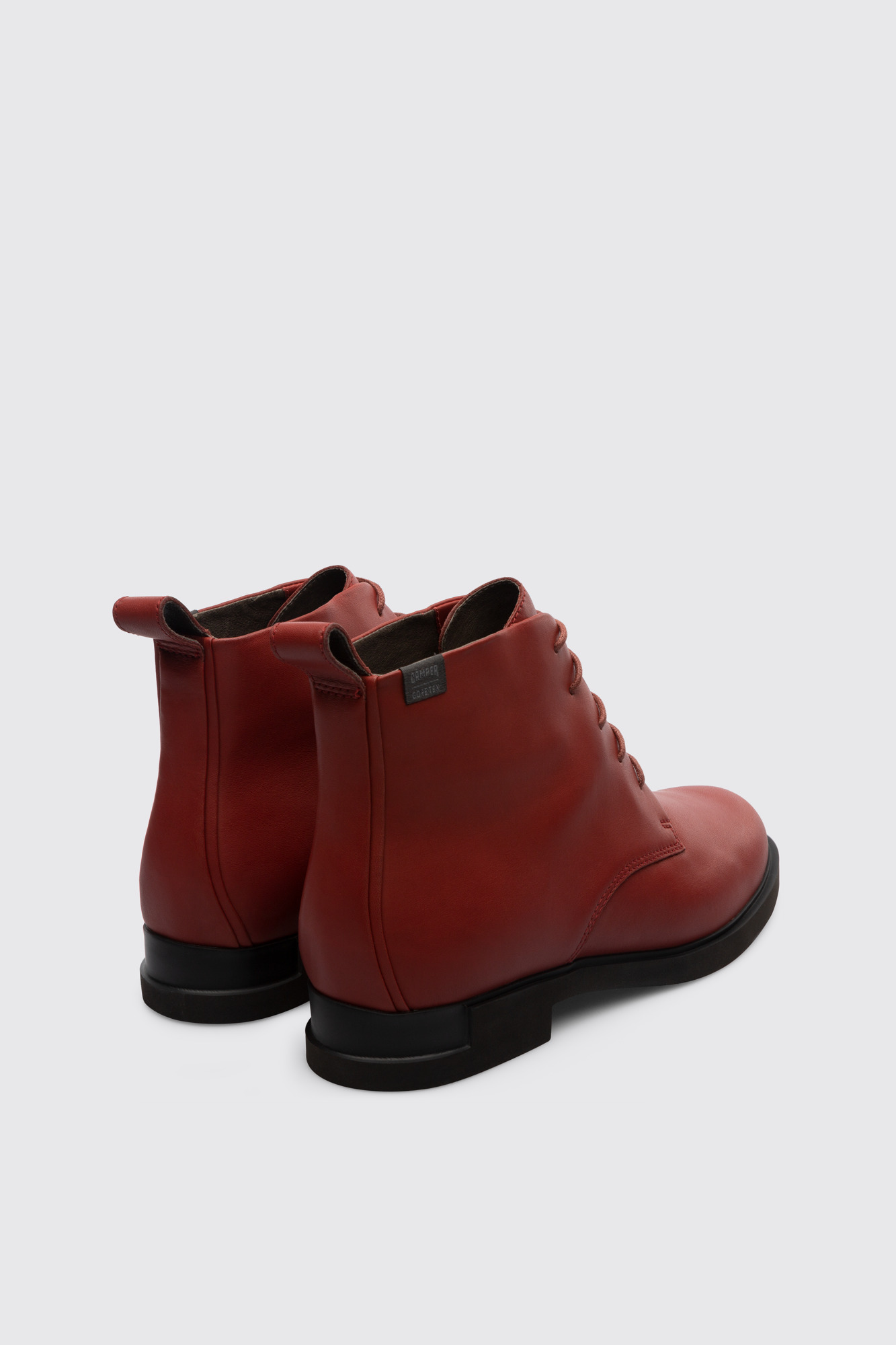 Iman GORE-TEX Women's red-brown lace up ankle boot - Image 3