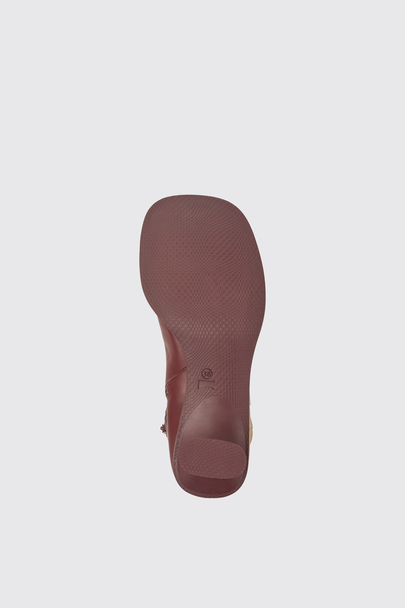 Twins Burgundy and yellow ankle boots for women - Image 4
