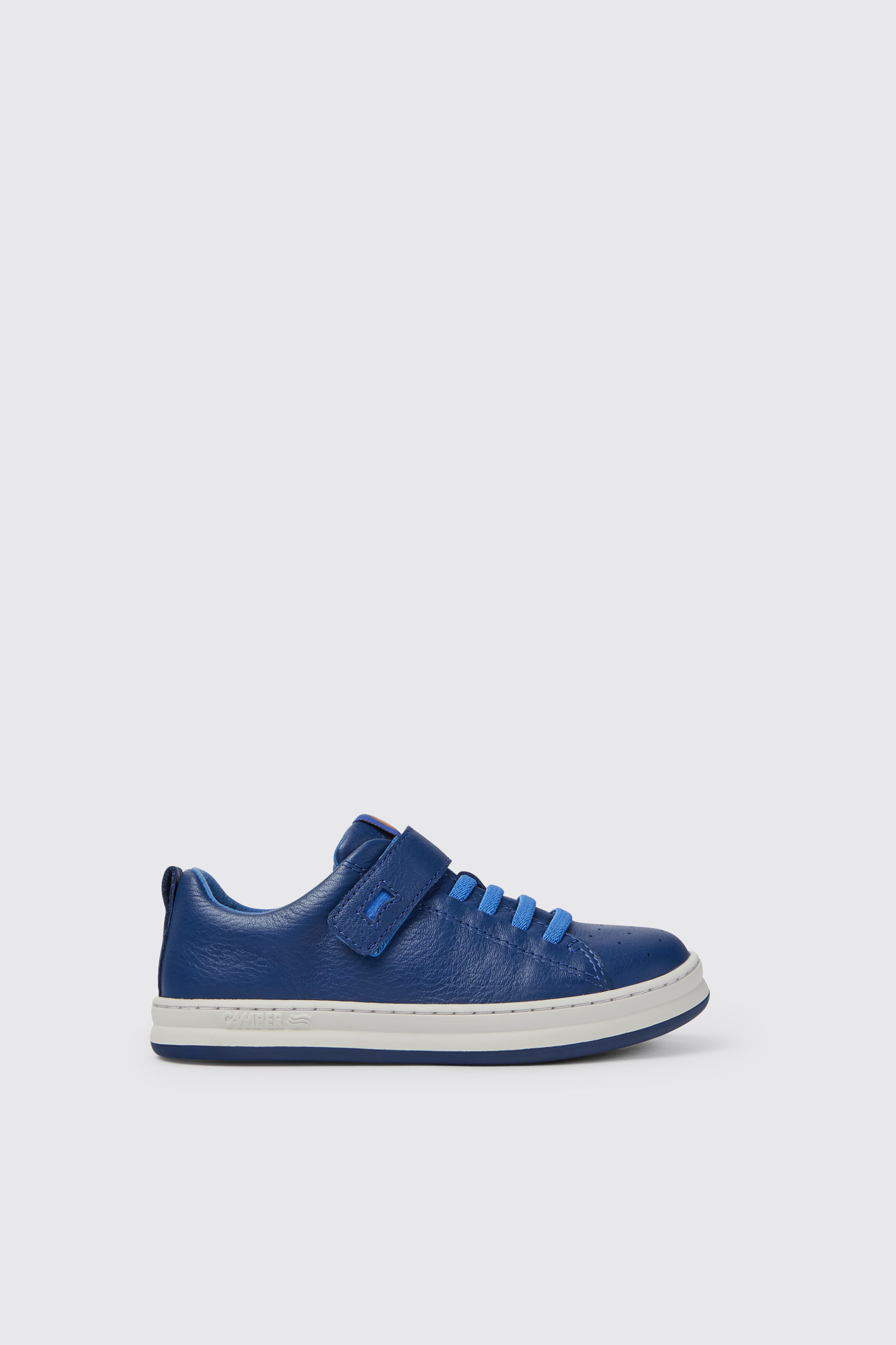 Runner Blue leather sneakers for kids - Image 5