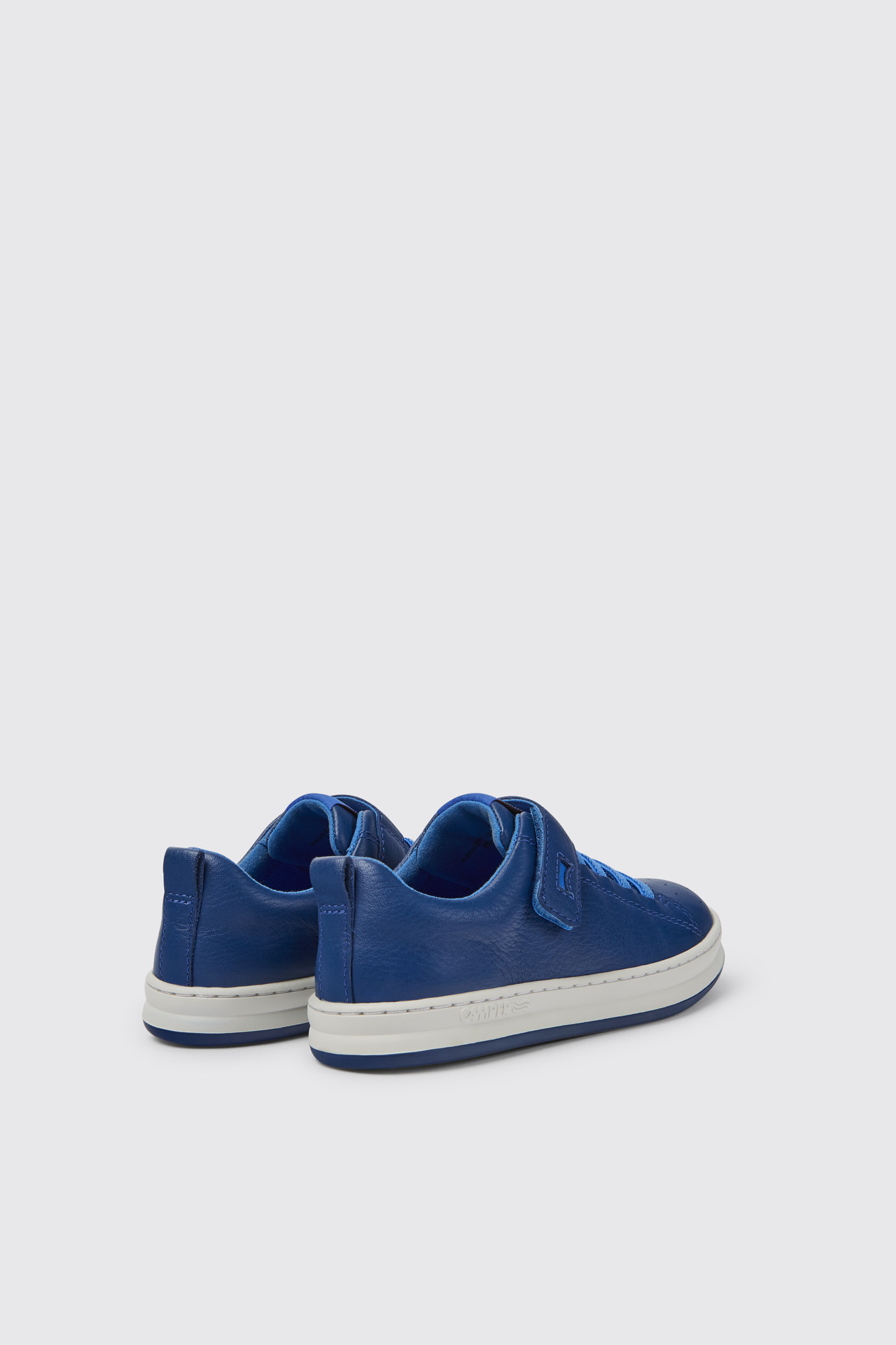 Runner Blue leather sneakers for kids - Image 2