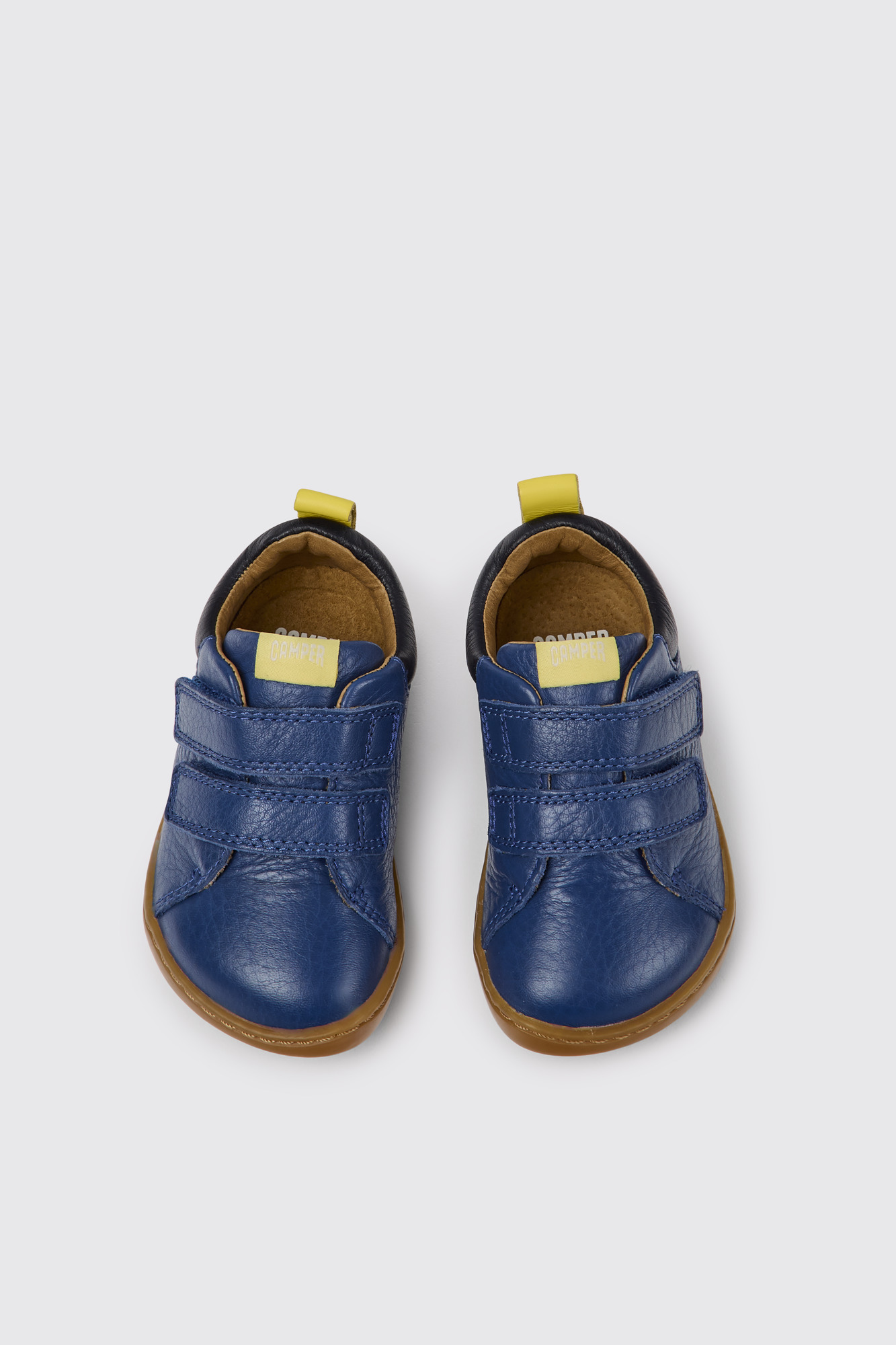 Peu Blue leather shoes for kids - Image 3