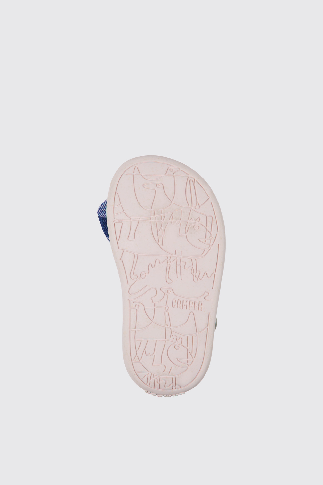 Bicho White leather sandals for kids - Image 4