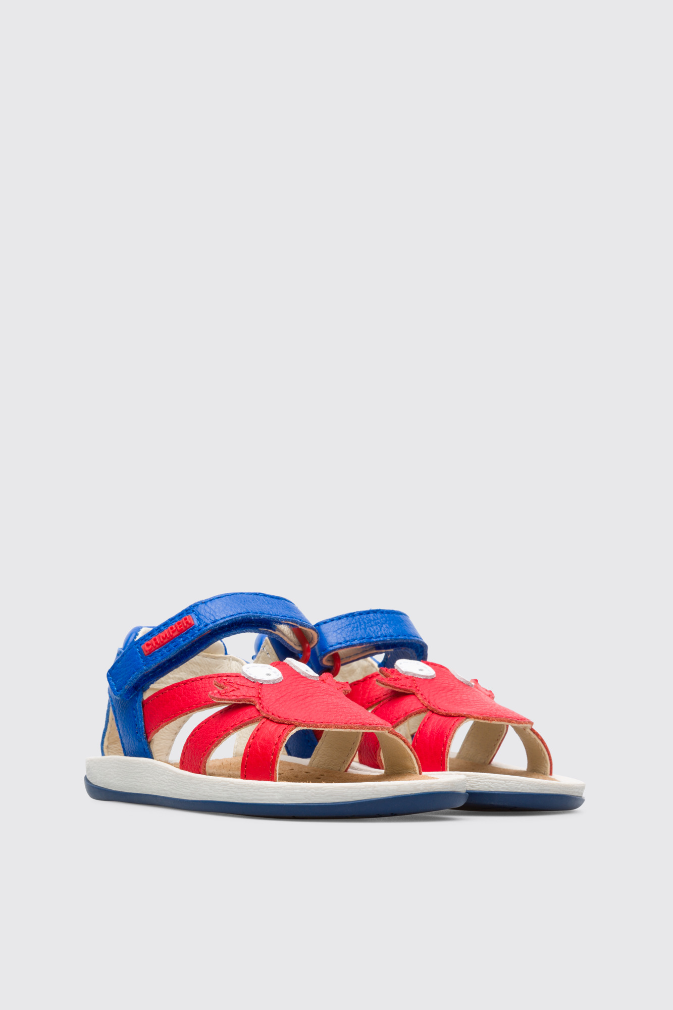 Twins Red TWINS sandal with velcro for kids - Image 2