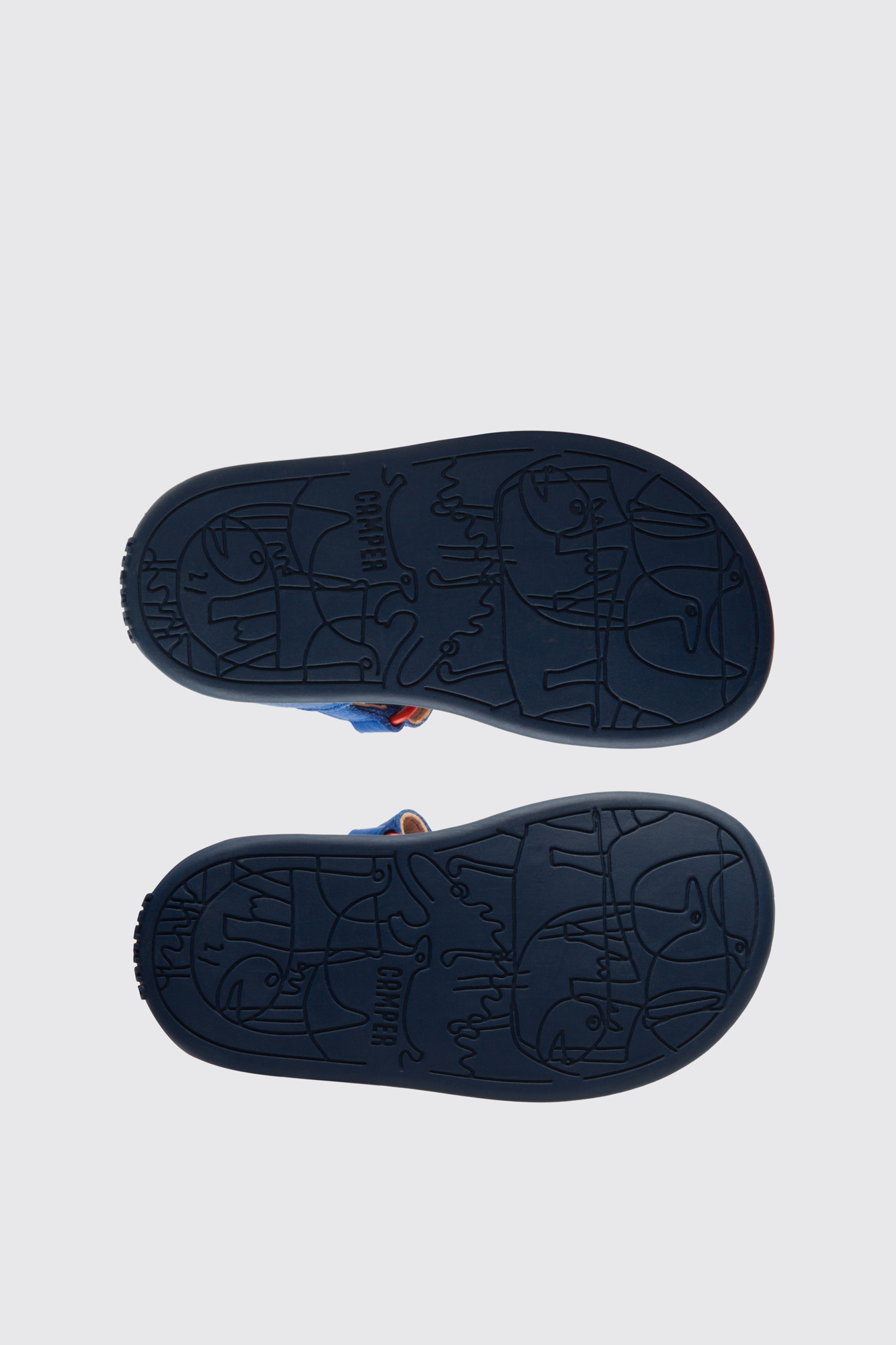 Twins Red TWINS sandal with velcro for kids - Image 5