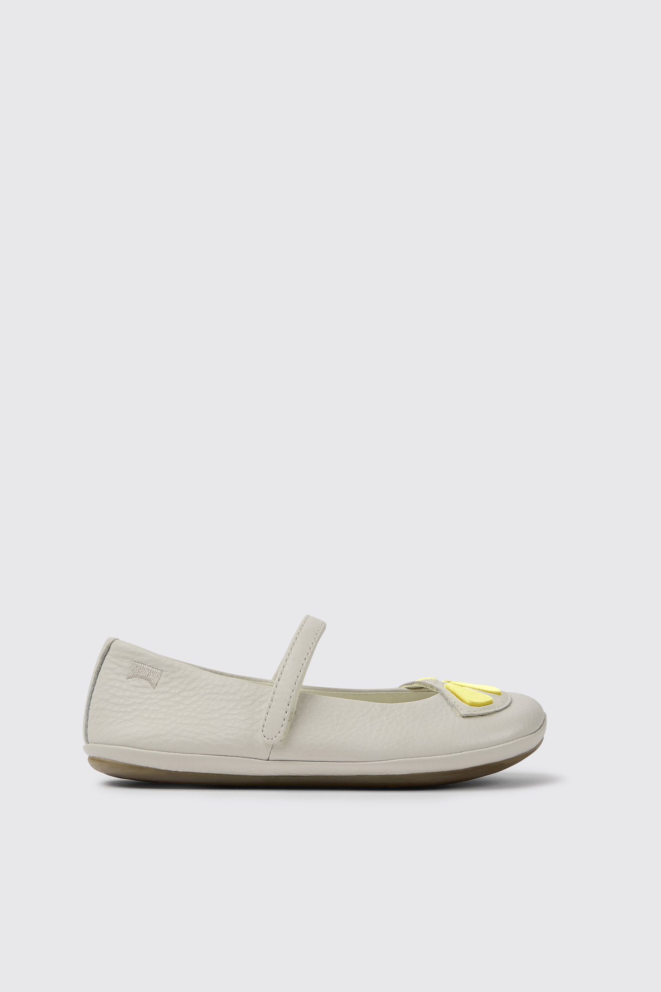 Twins White leather ballerinas for girls - Image 5