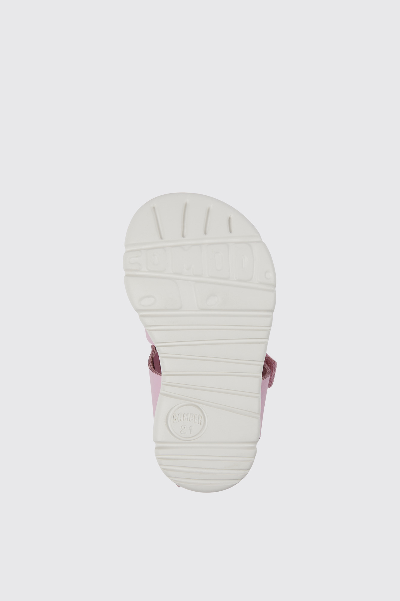 Oruga Pink leather and textile sandals - Image 4