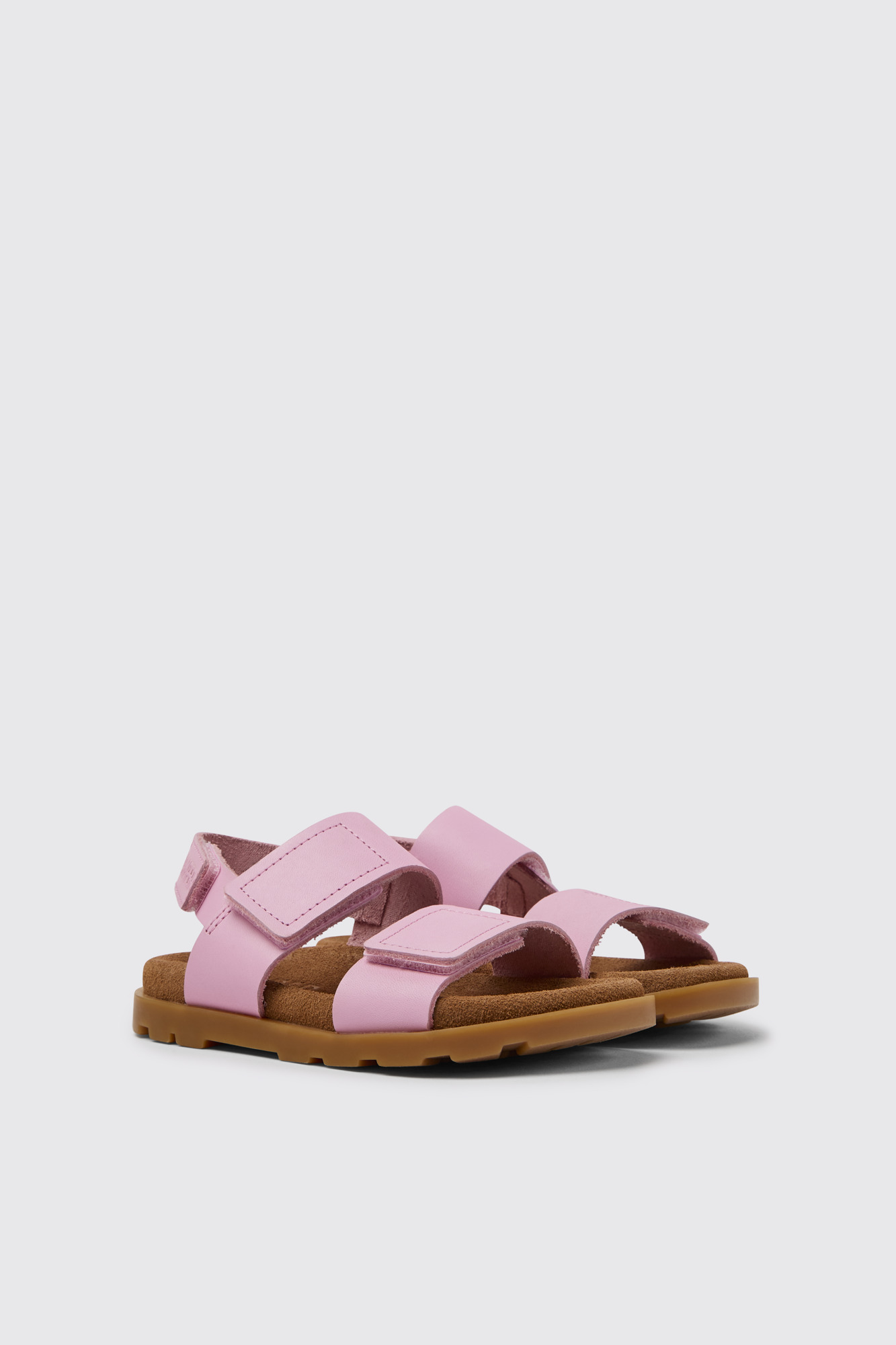 Brutus Sandal Pink leather sandals for girls