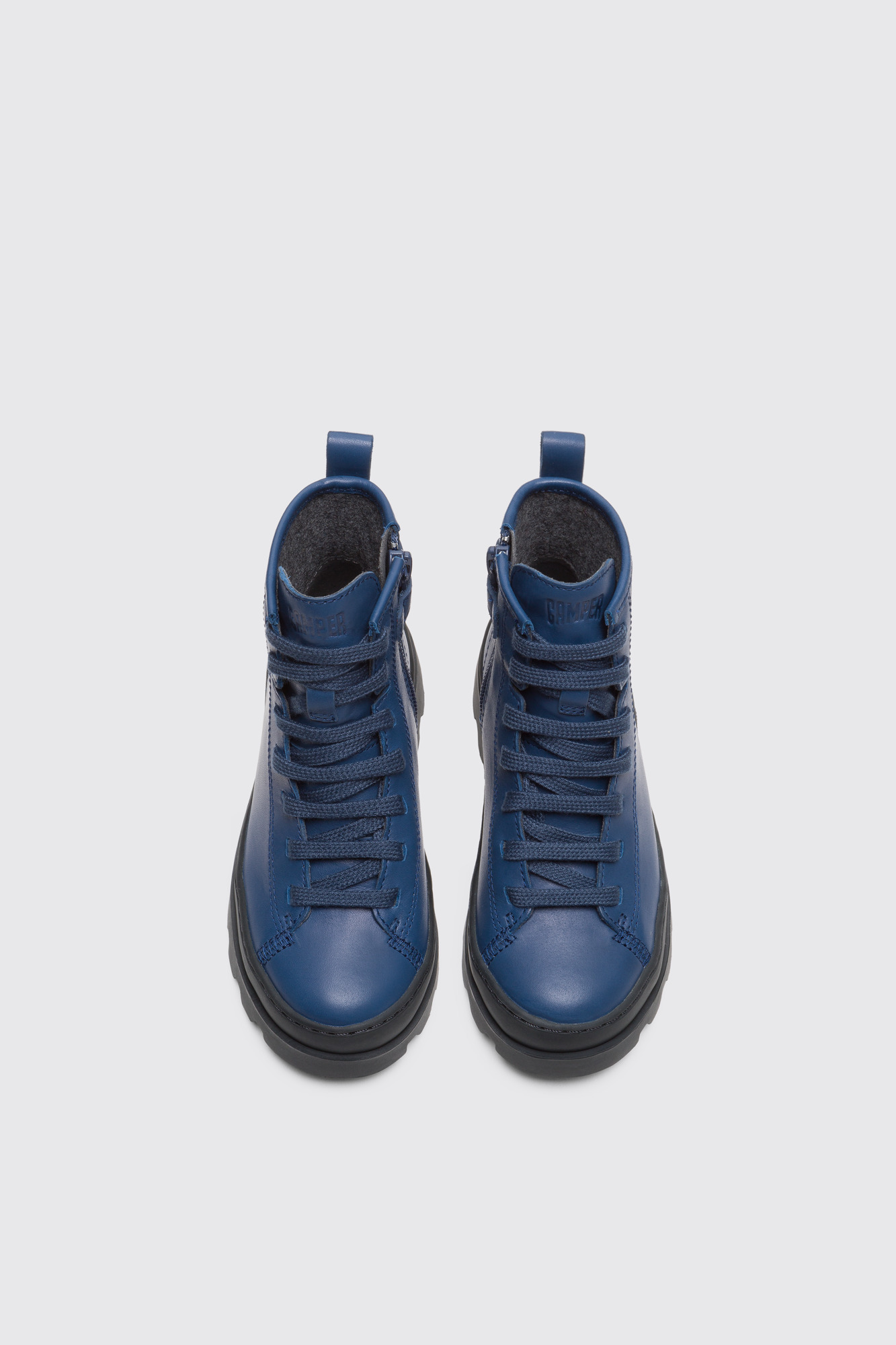 Brutus Blue lace up ankle boot for boys - Image 4