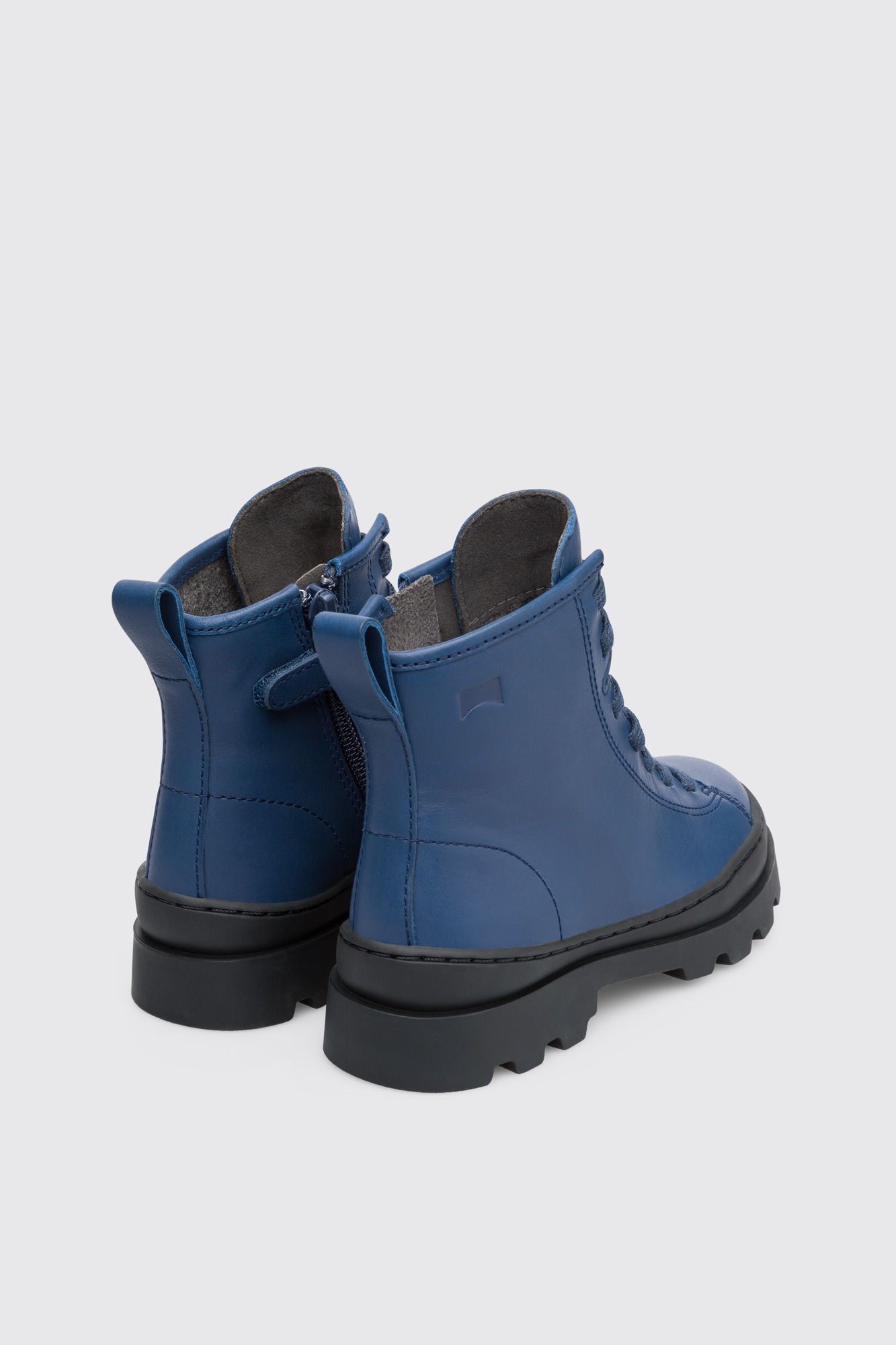 Brutus Blue lace up ankle boot for boys - Image 3