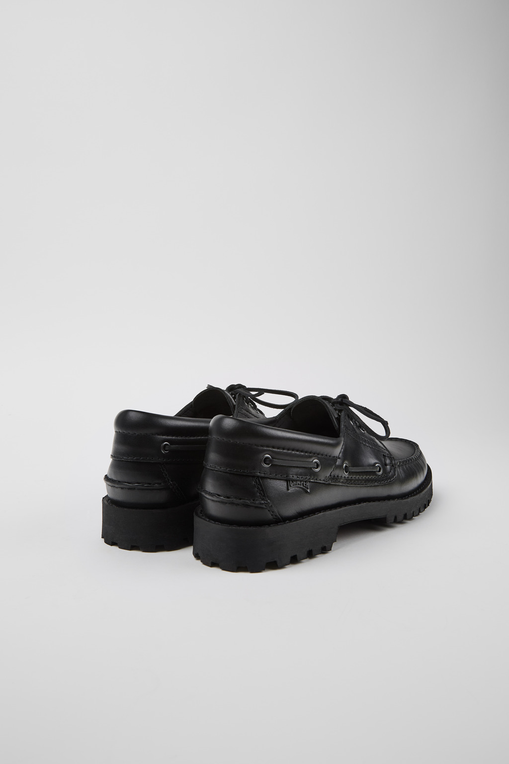 Nautico Black boat shoe for men - Image 3