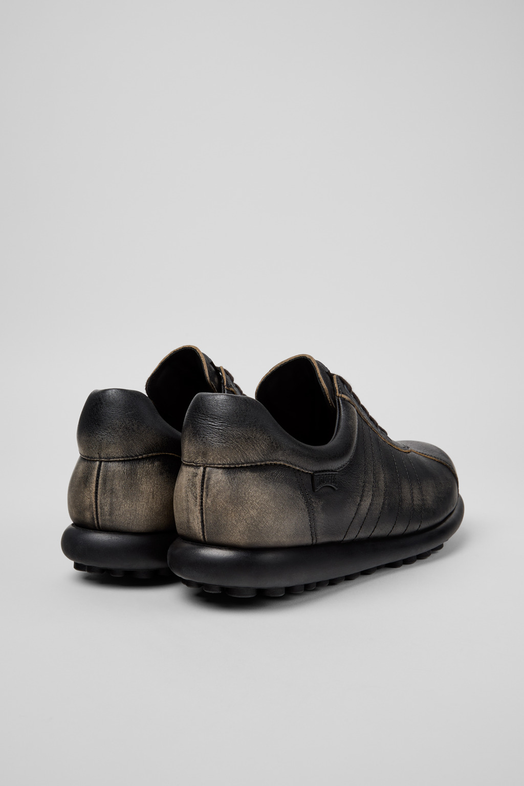 Pelotas Gray Leather Shoes for Men. - Image 4