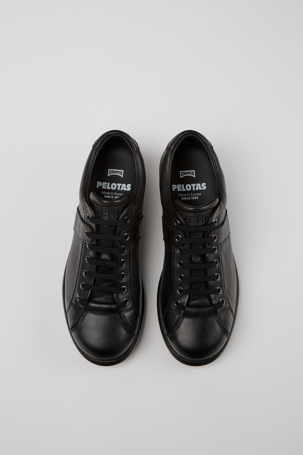 Pelotas Black Leather Shoes for Men. - Image 4