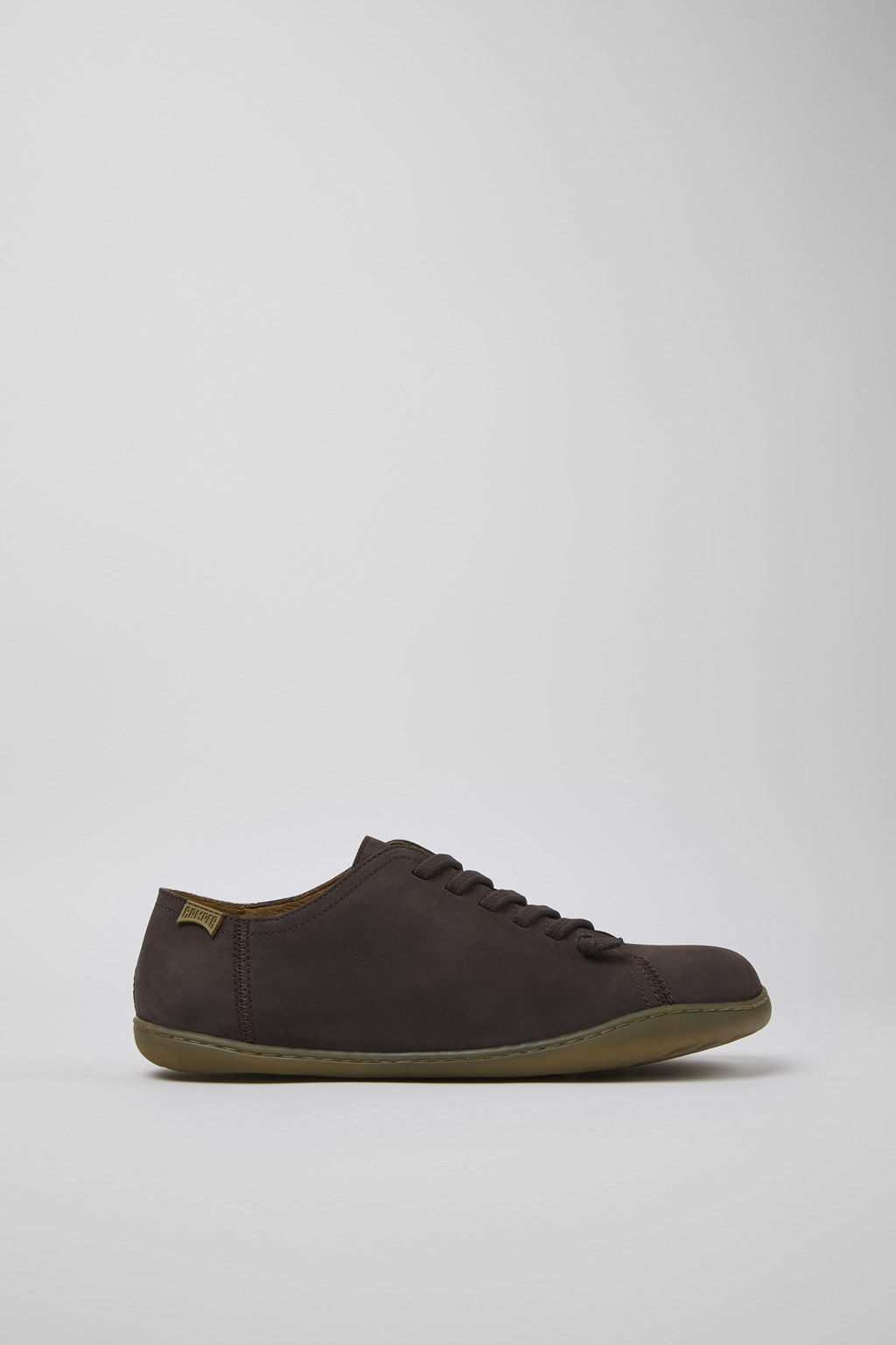 Peu Brown Nubuck Leather Shoes for Men. - Image 2