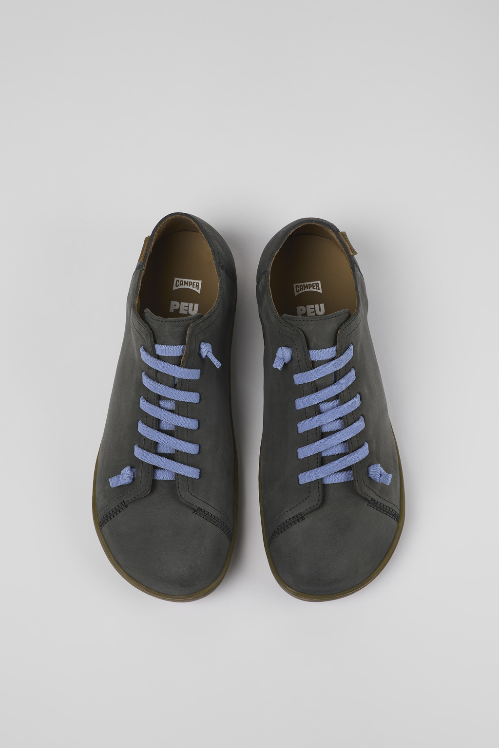 Peu Gray Nubuck Shoes for Men - Image 4