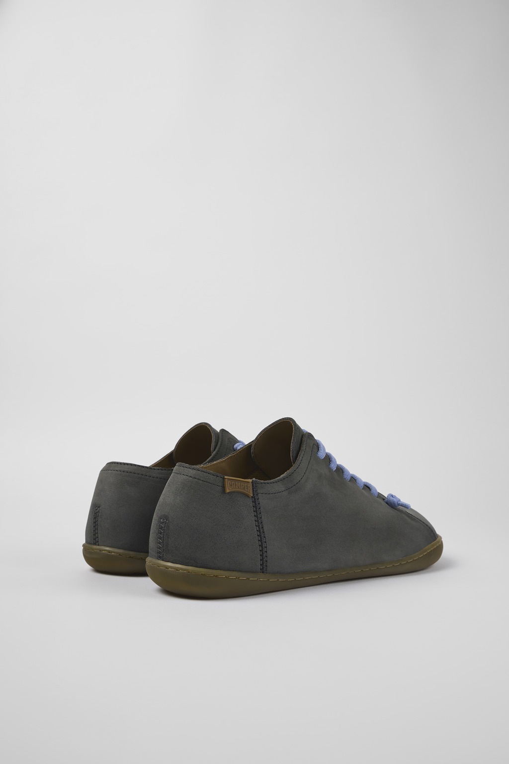 Peu Gray Nubuck Shoes for Men - Image 3