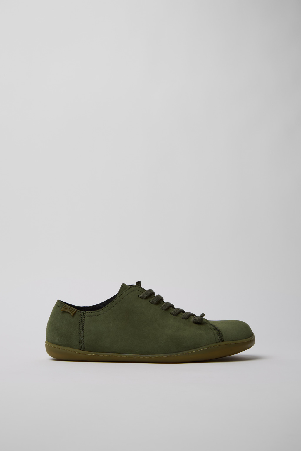 Peu Green Nubuck Shoes for Men. - Image 2