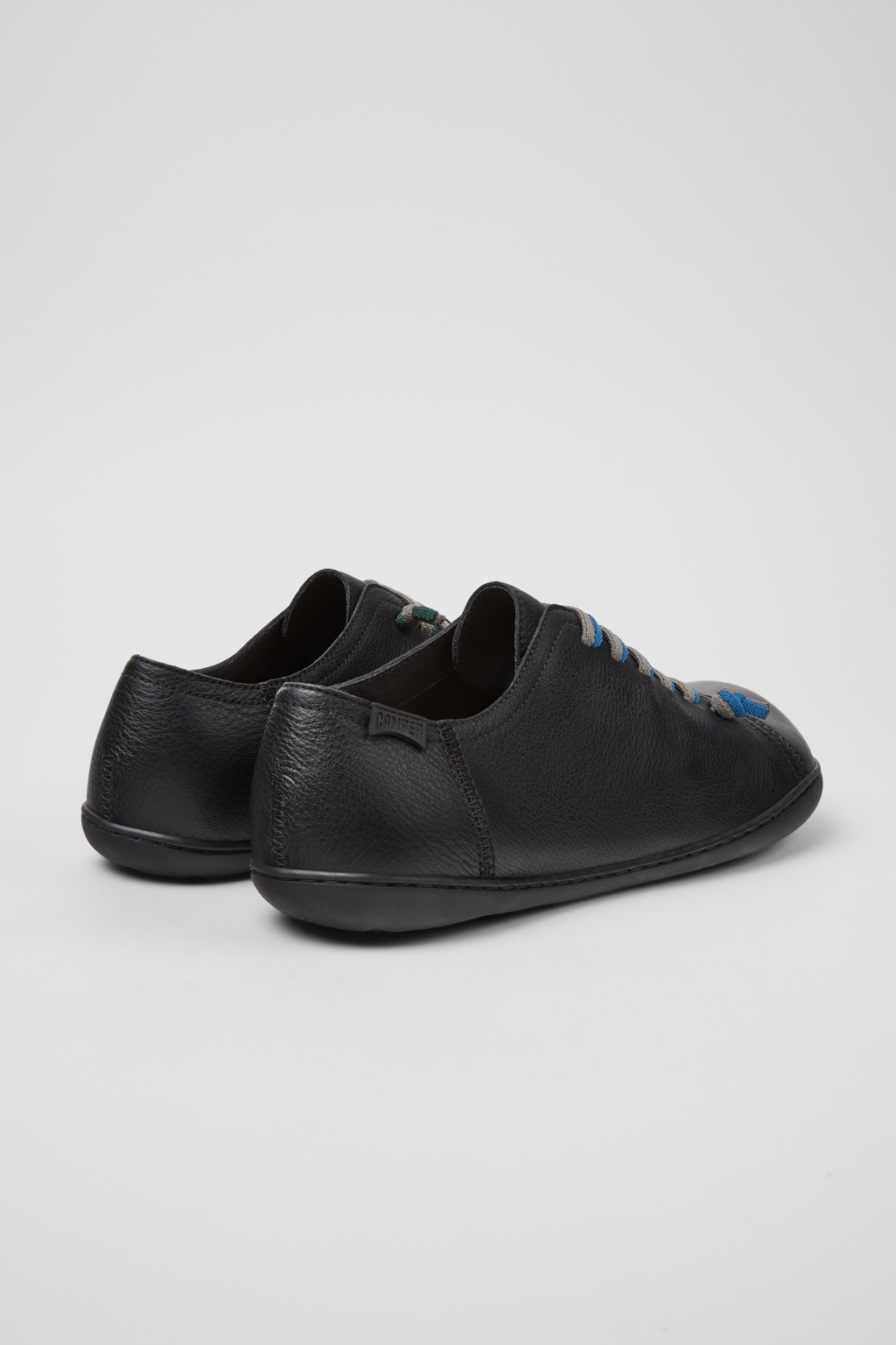 Twins Black Leather Shoes for Men. - Image 3